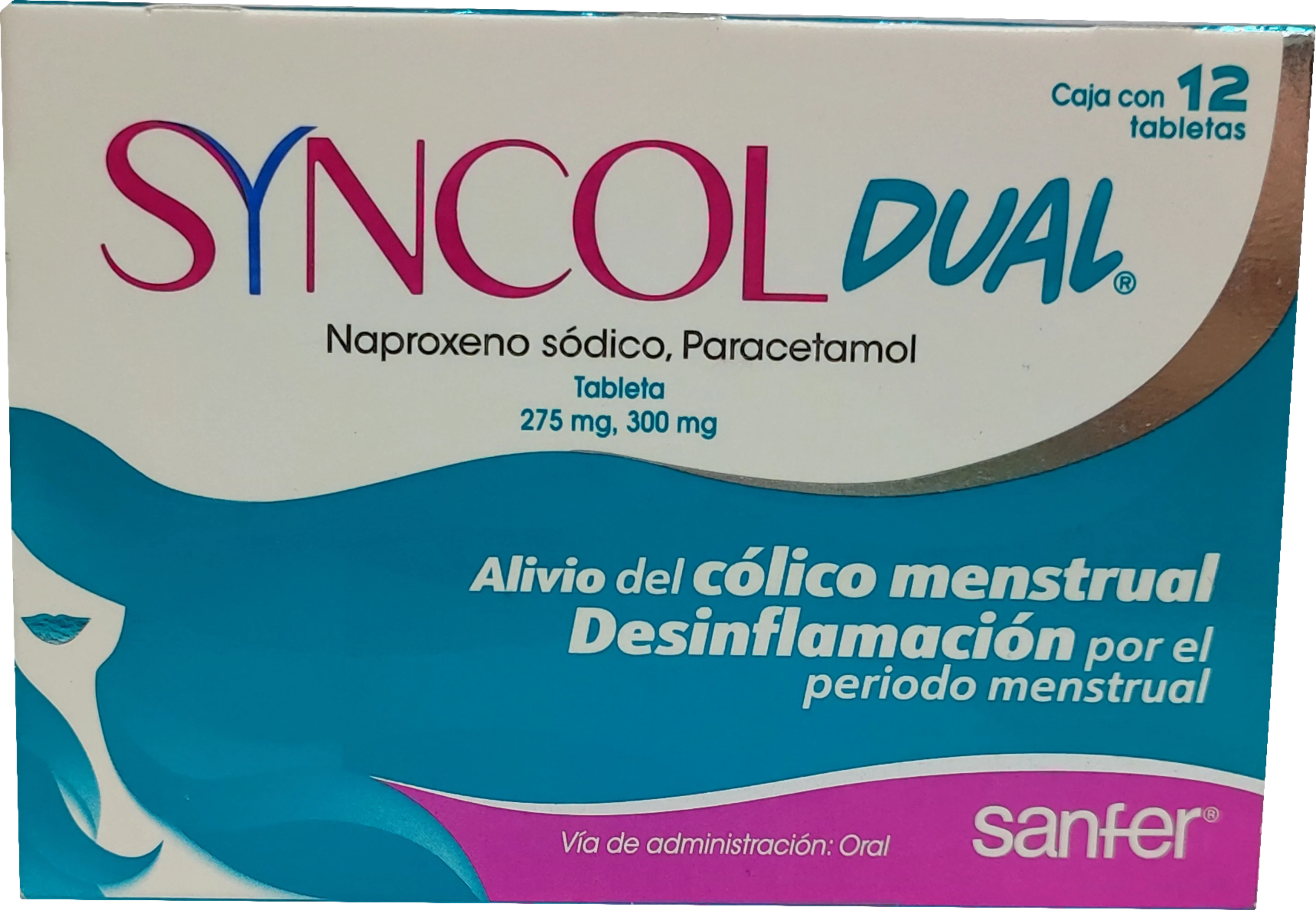 Syncol Dual 275/300 Mg Con 12 Tabletas
