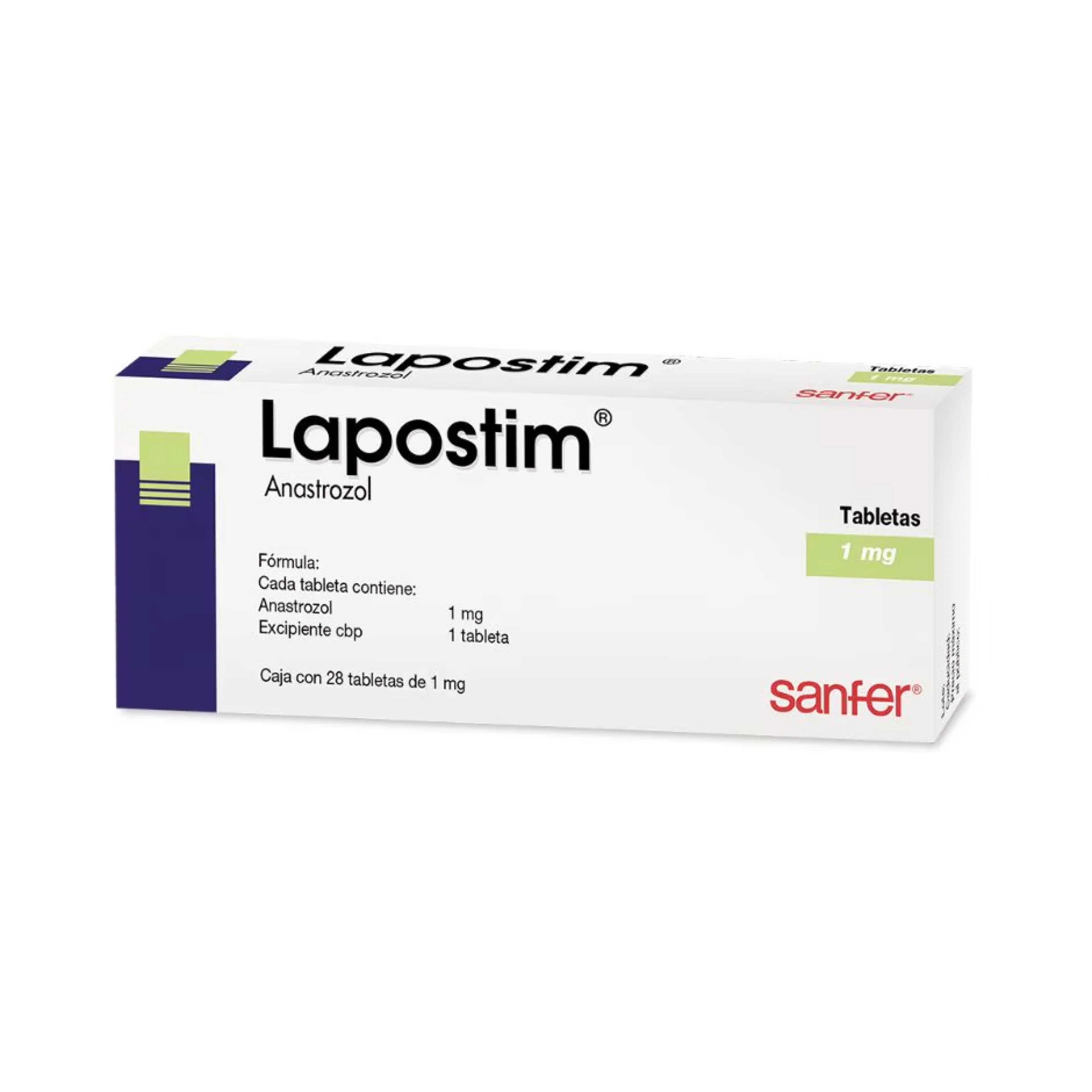 Lapostim 1 Mg Con 28 Tabletas