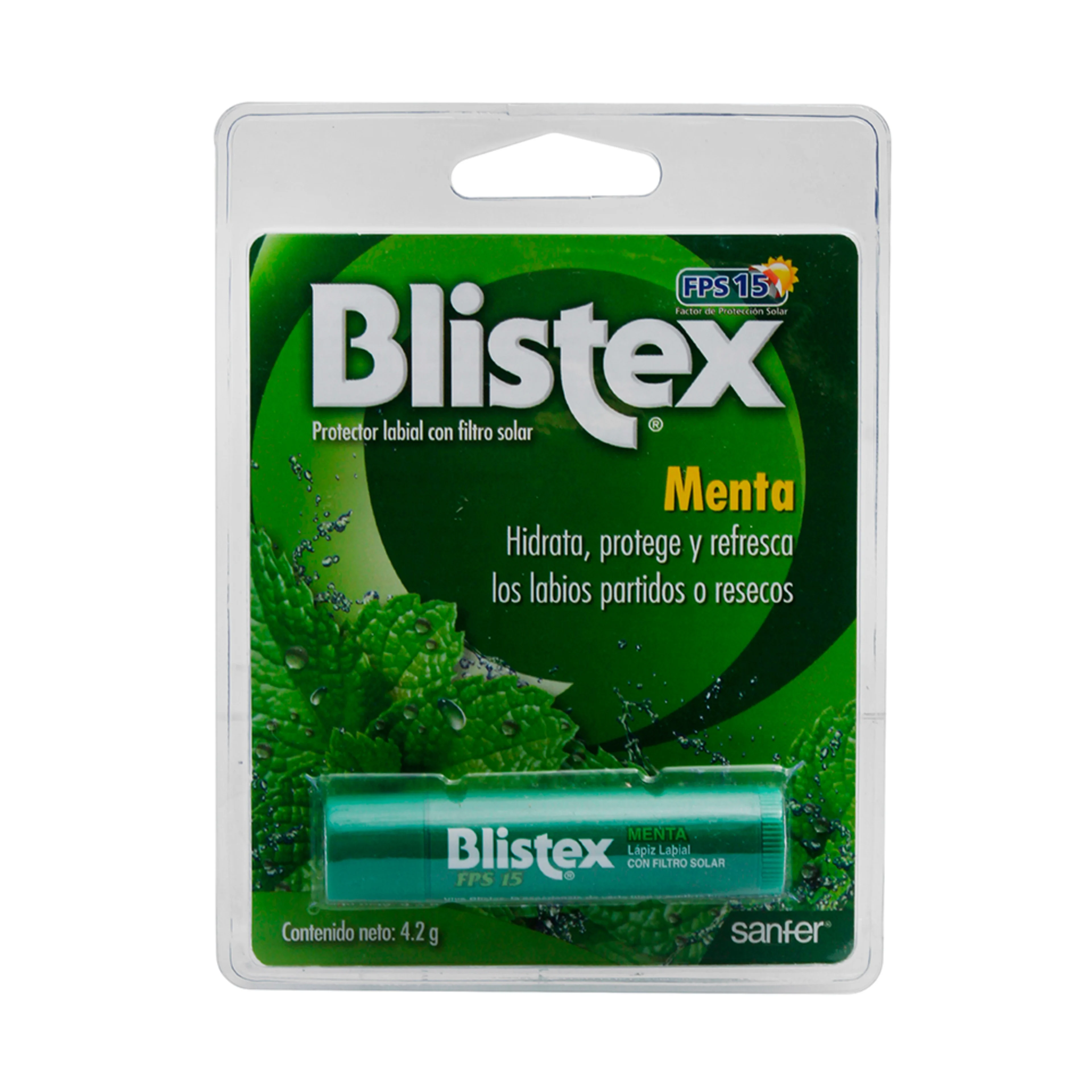 Blistex Protector Labial Menta Blister 4.2 G
