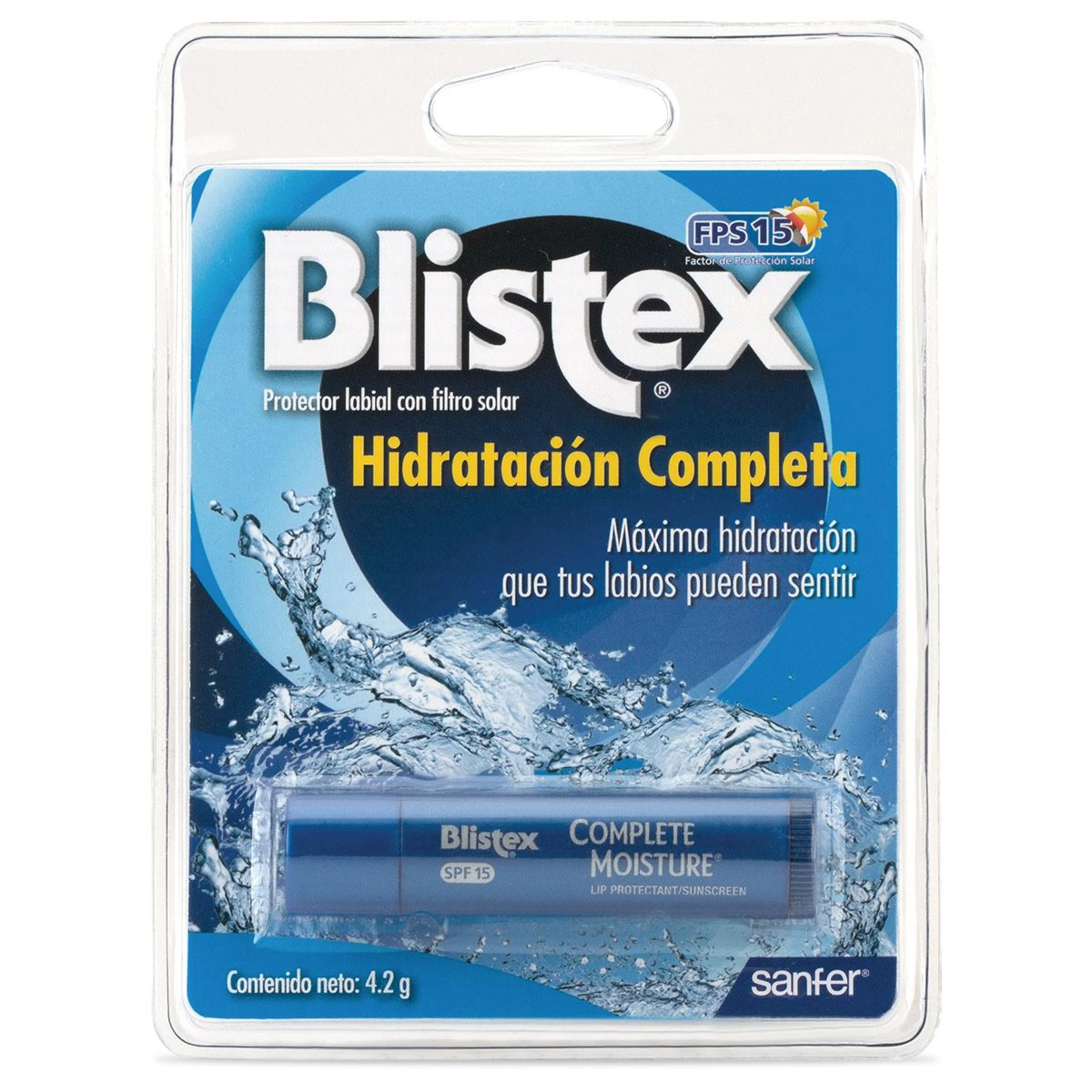 Blistex Hidratación Completa Protector Labial Blister 4.2 G