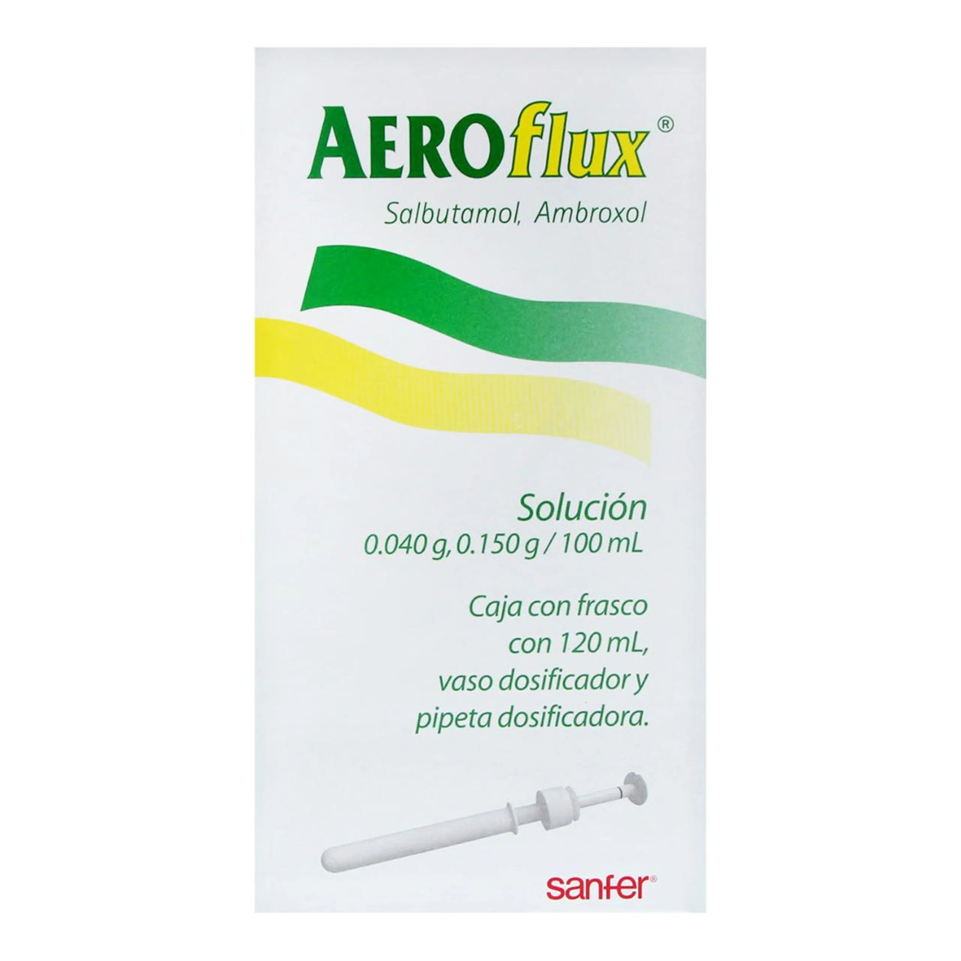 Aeroflux 0.040/0.150 G  Con 120 Ml De Solución