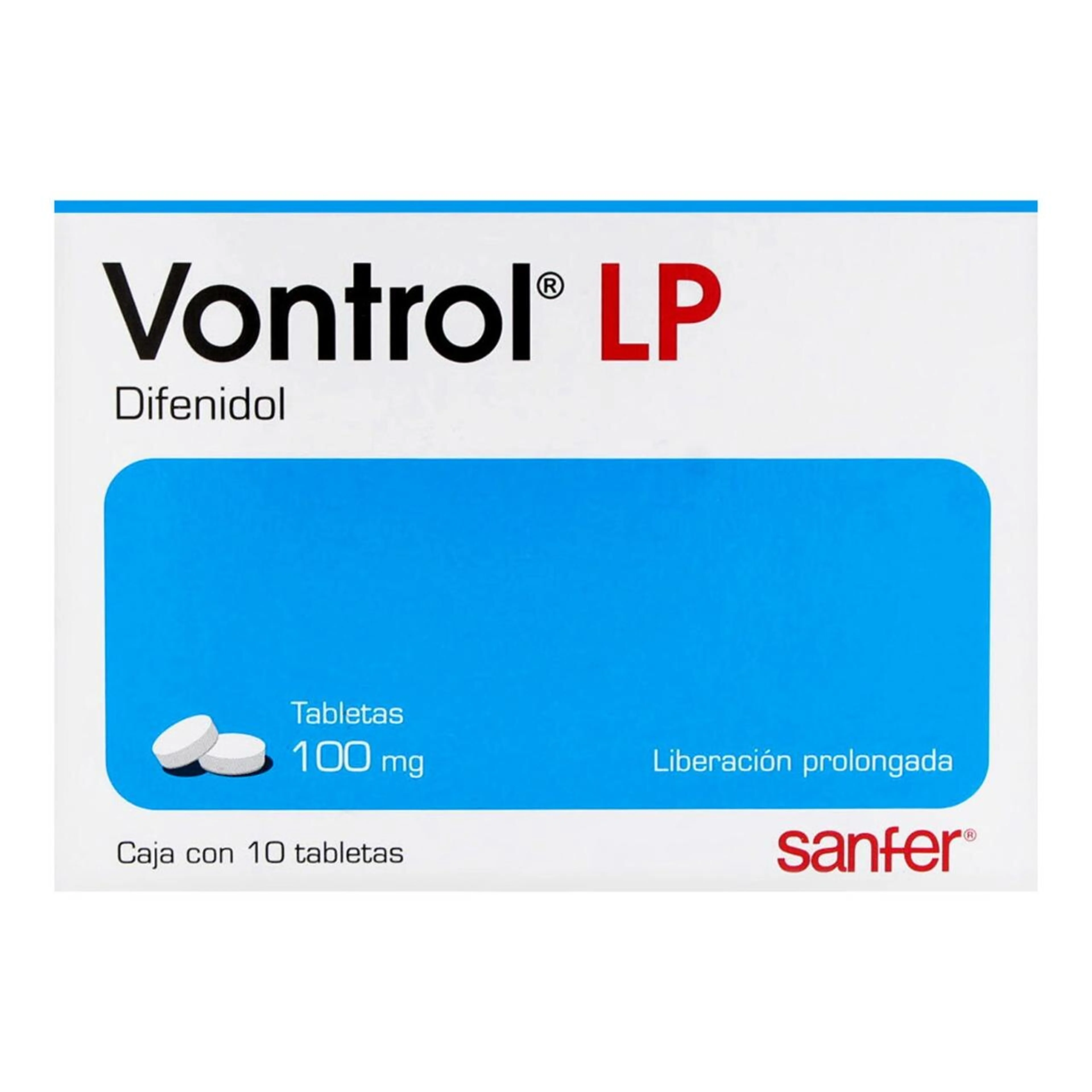 Vontrol Lp 100 Mg Con 10 Tabletas