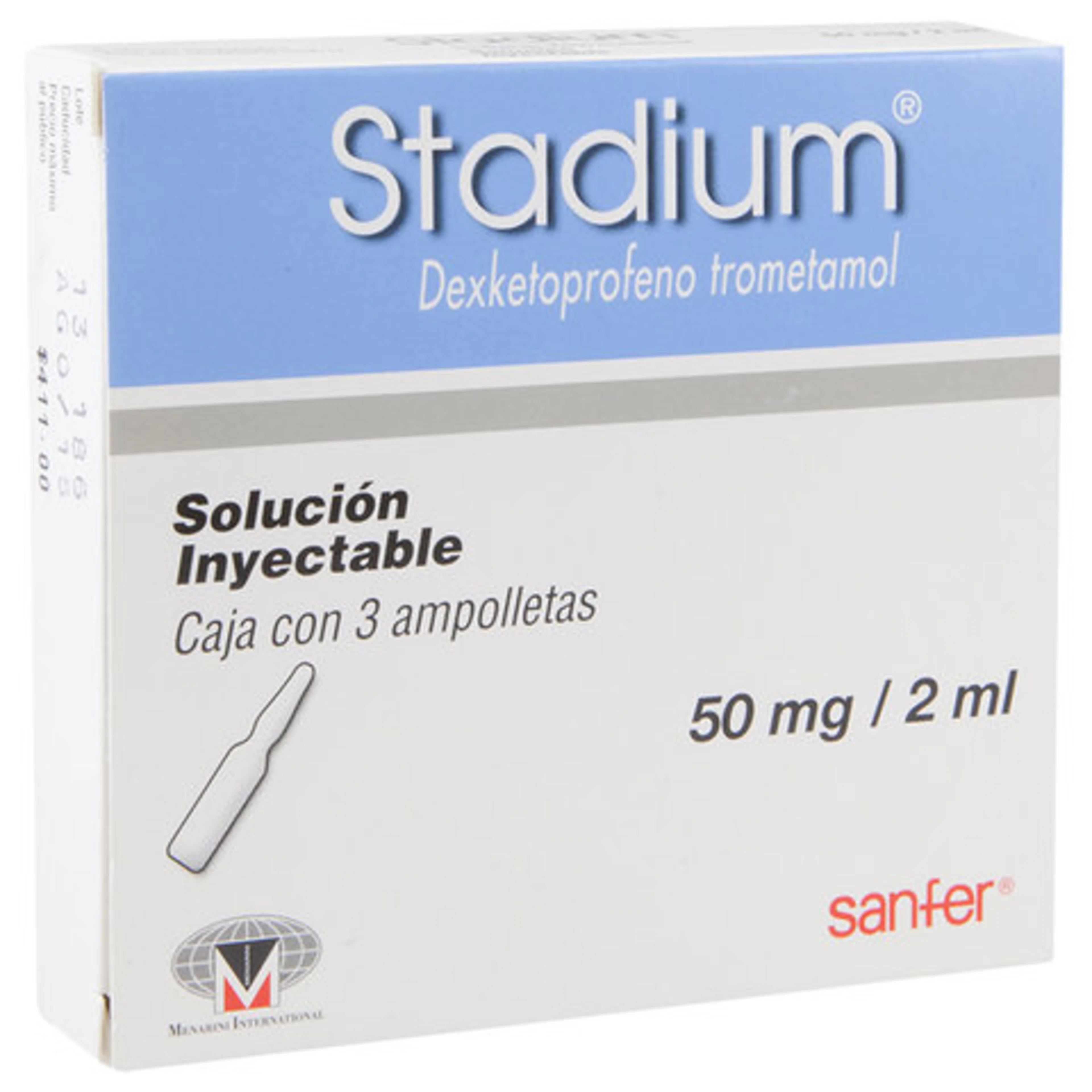 Stadium 50 Mg Con 3 Ampolletas