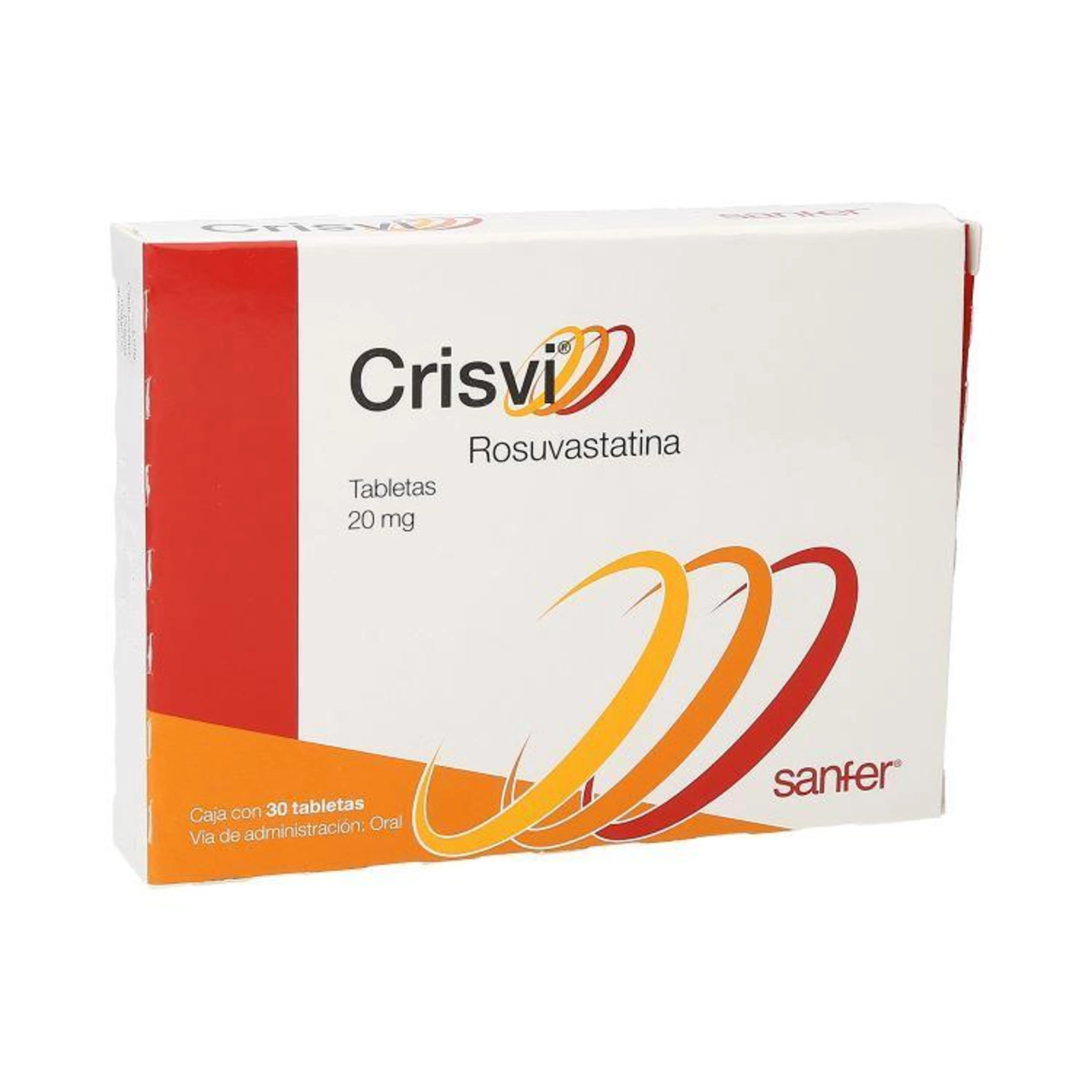 Crisvi 20 Mg Con 30 Tabletas