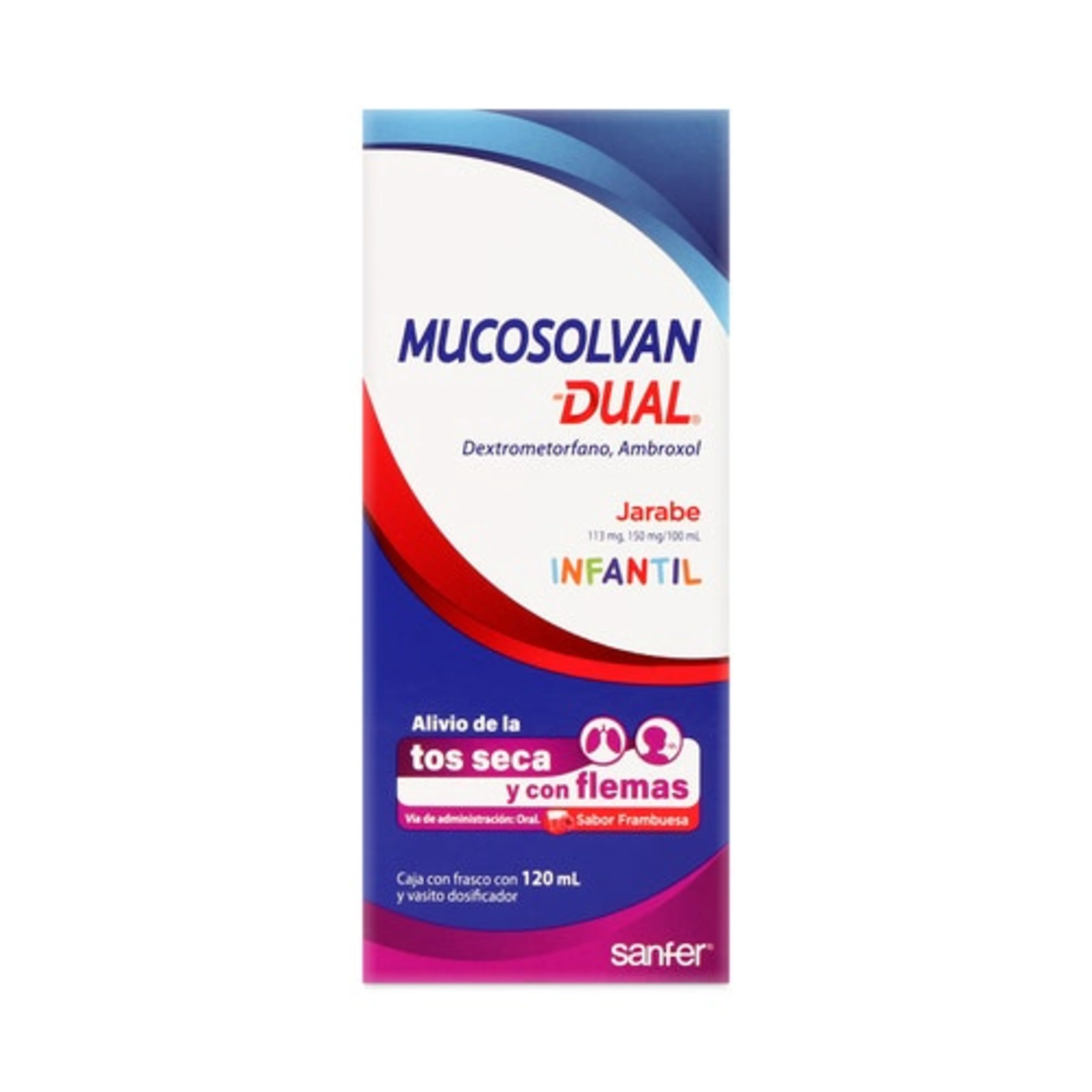 Mucosolvan Dúo Con Jarabe Infantil De 120 Ml