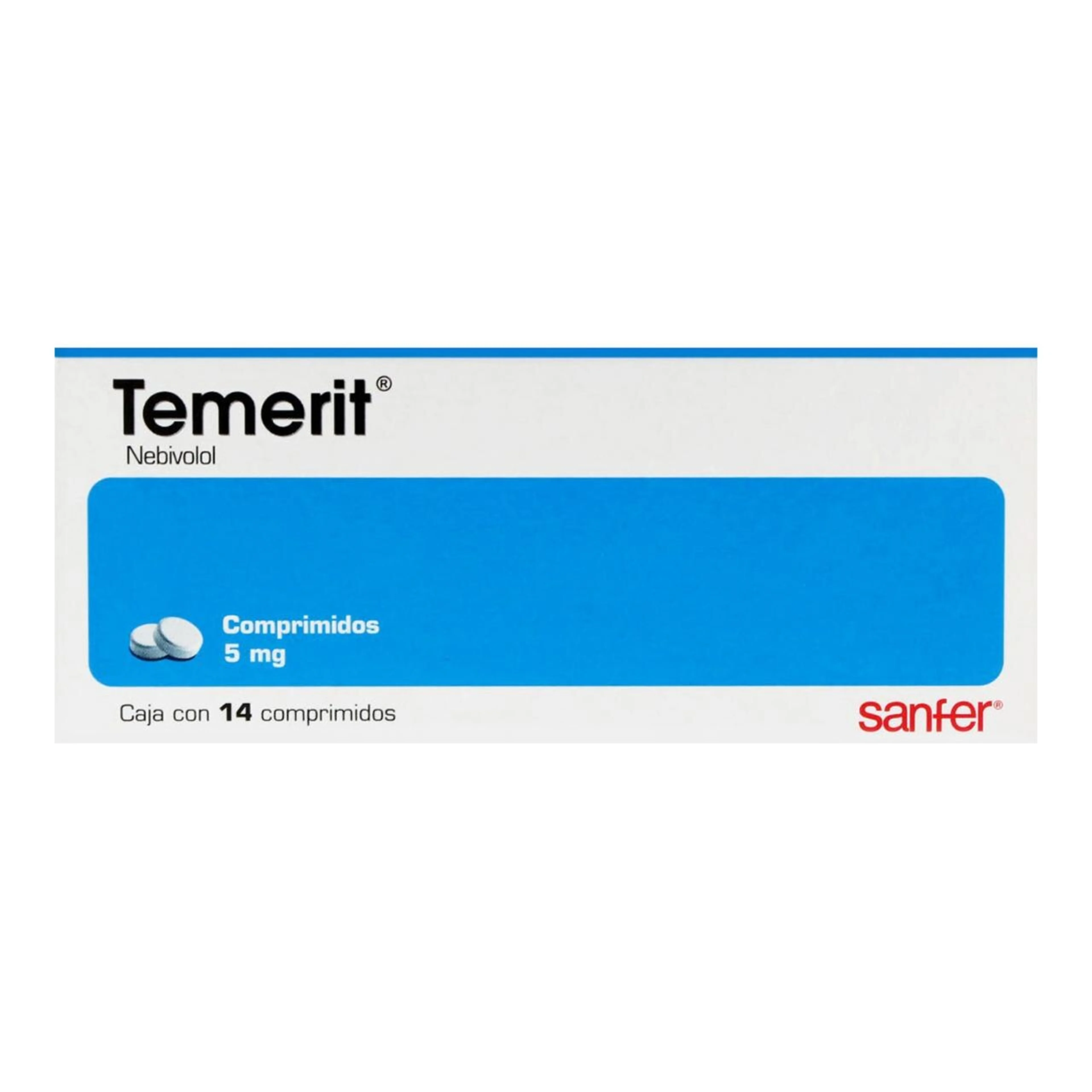 Temerit 5 Mg Con 14 Comprimidos