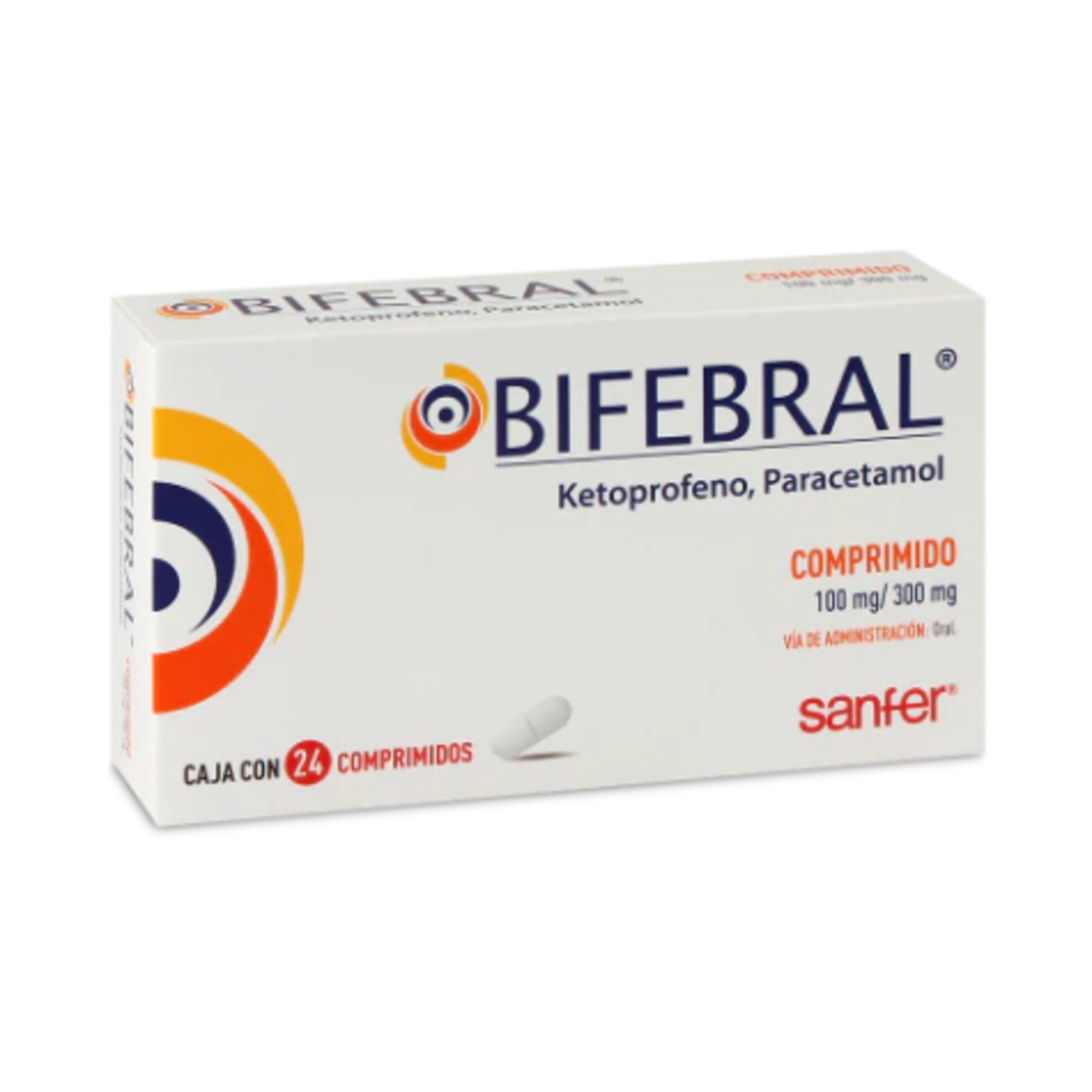 Bifebral 100/300 Mg Con 24 Comprimidos