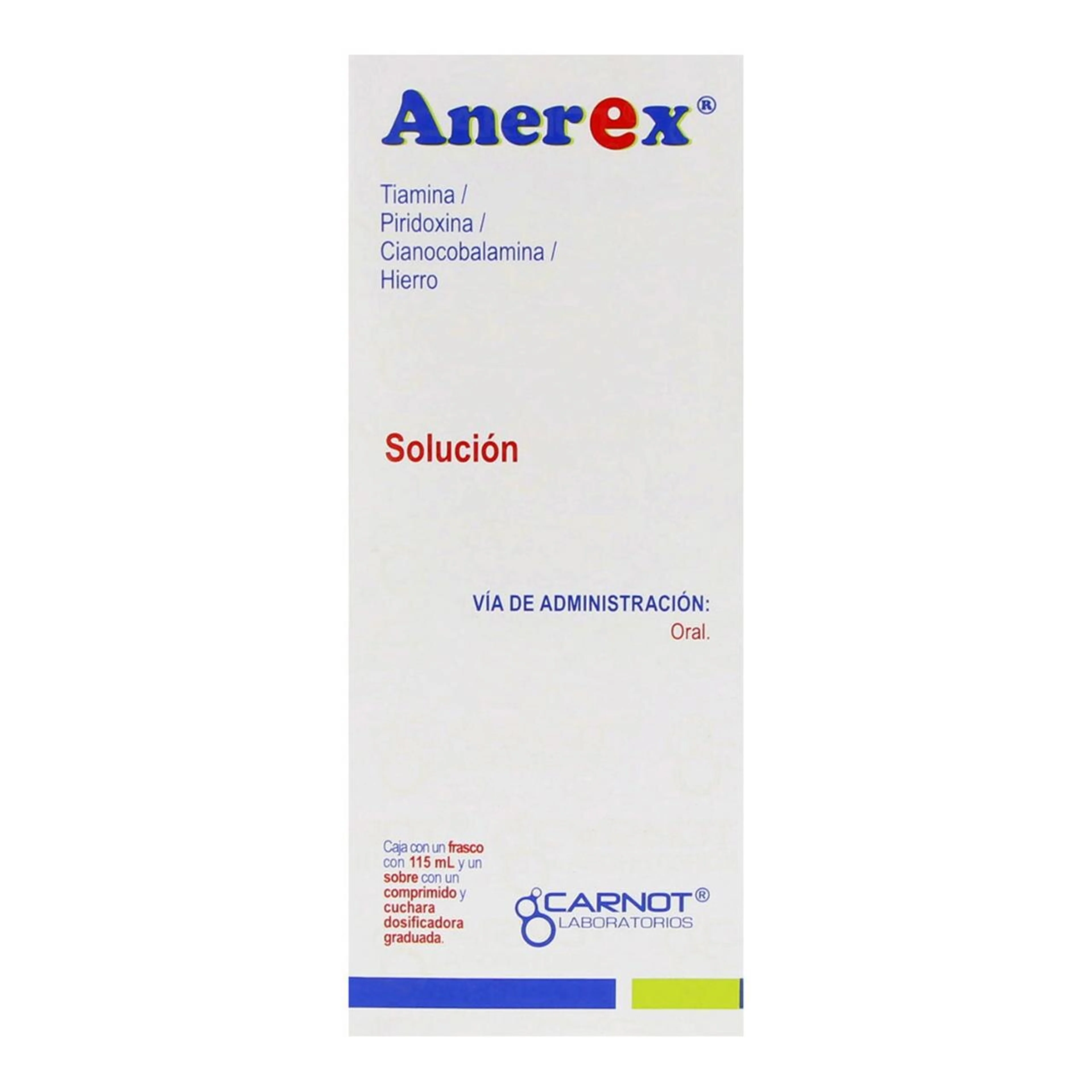Anerex Hierro Solución con 115 ml