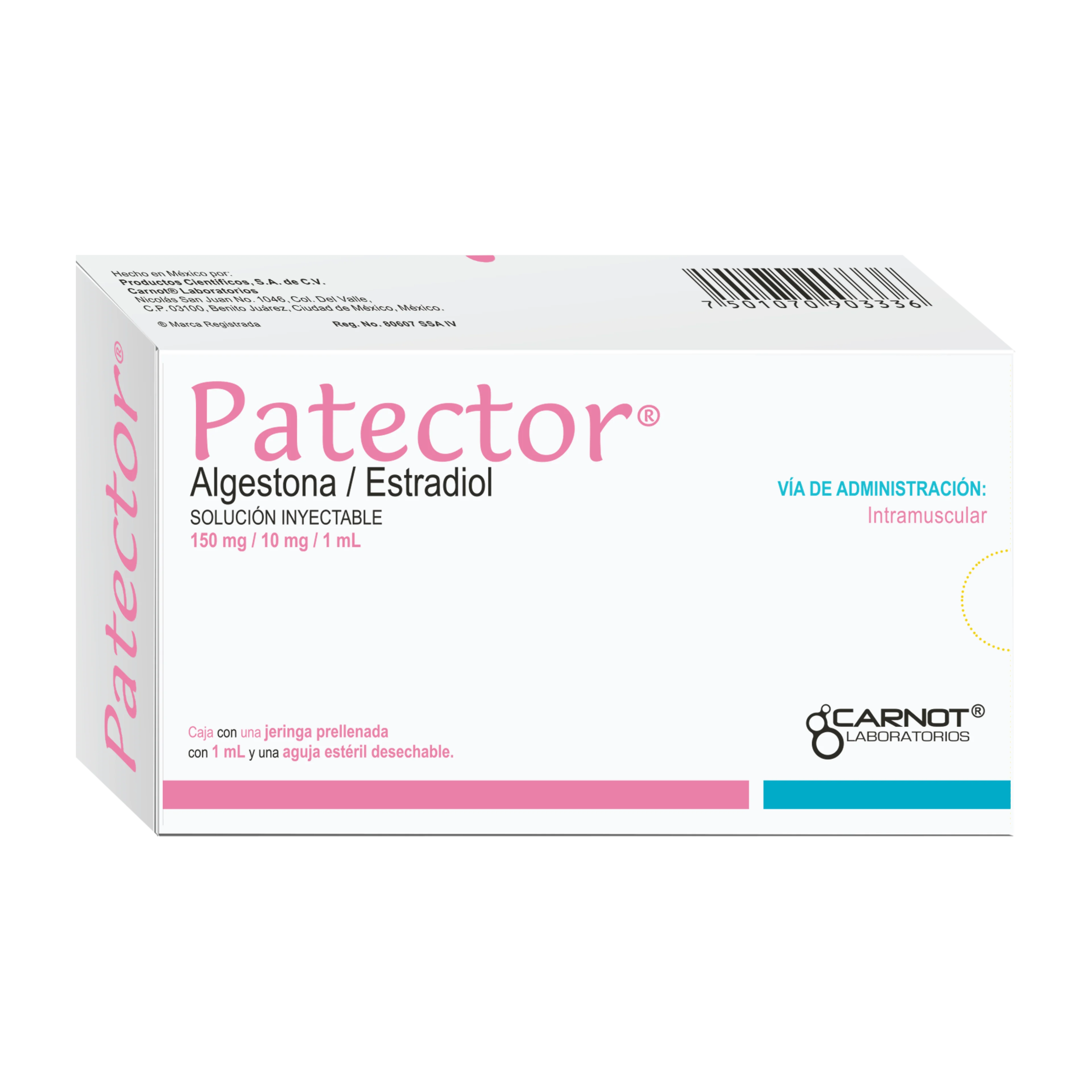 Patector 150/10 Mg Con Jeringa Prellenada 1 Ml