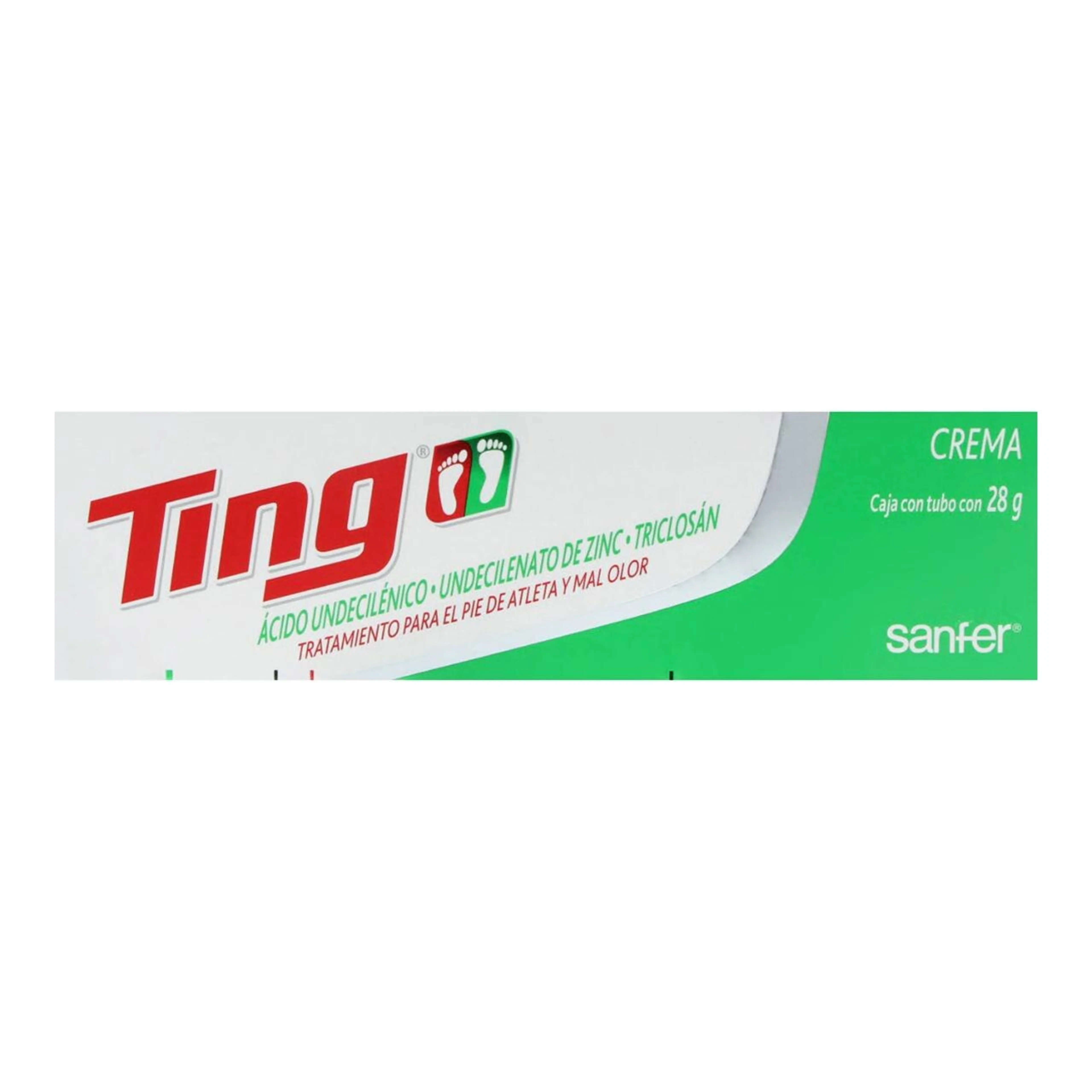 Ting Tratamiento Para Pie De Atleta Crema Con 28 G