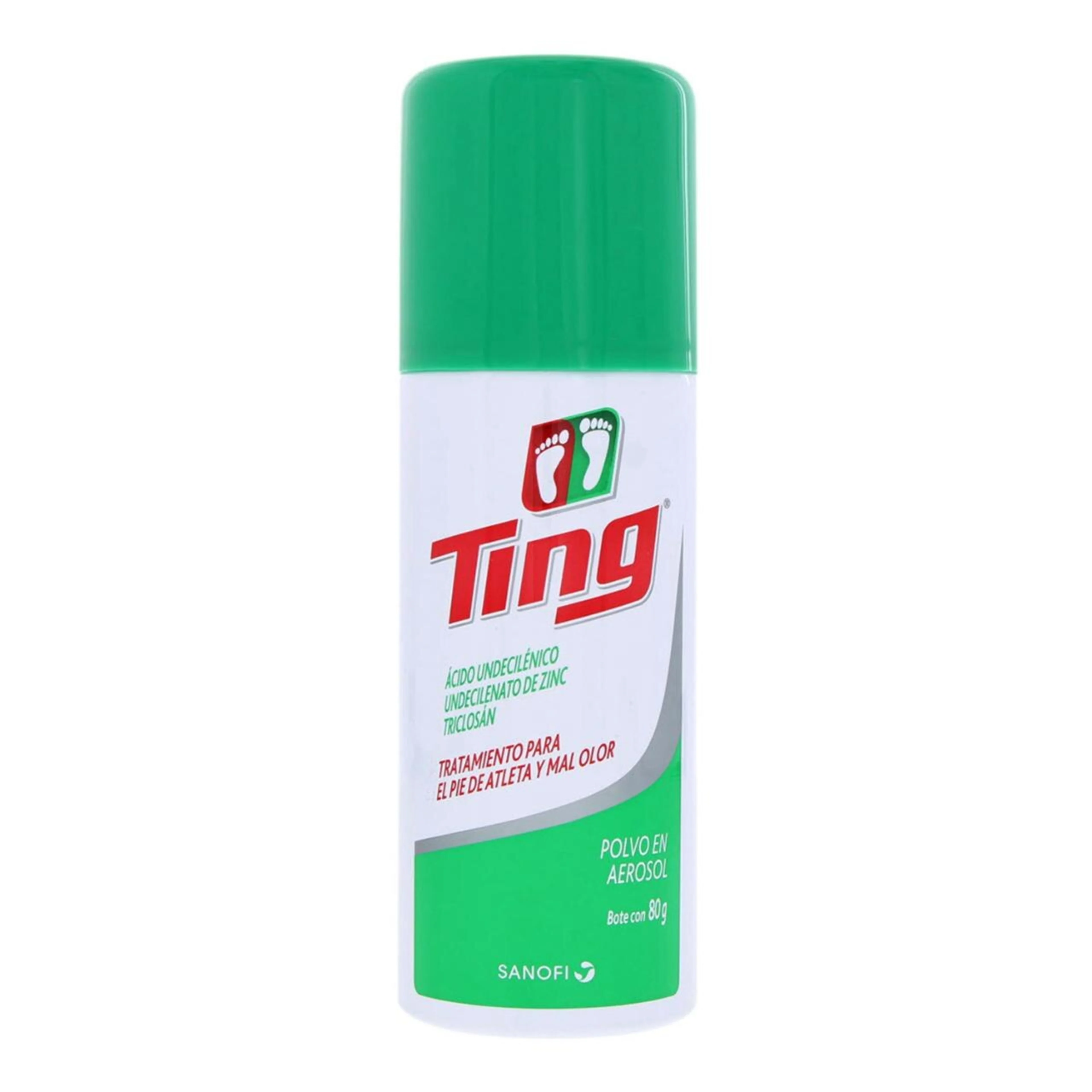 Ting Desodorante En Aerosol Con 80 G
