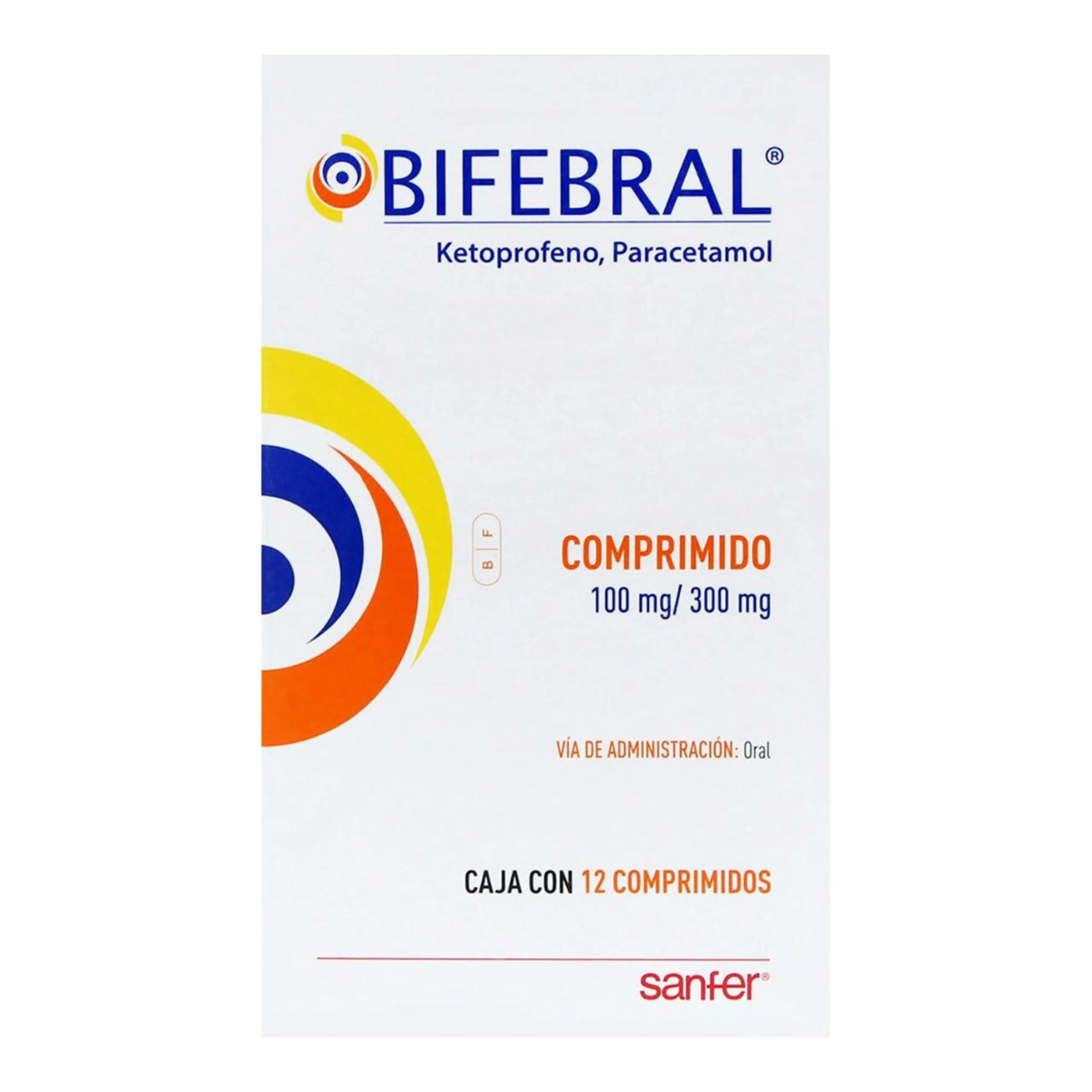 Bifebral 100/300 Mg Con 12 Comprimidos