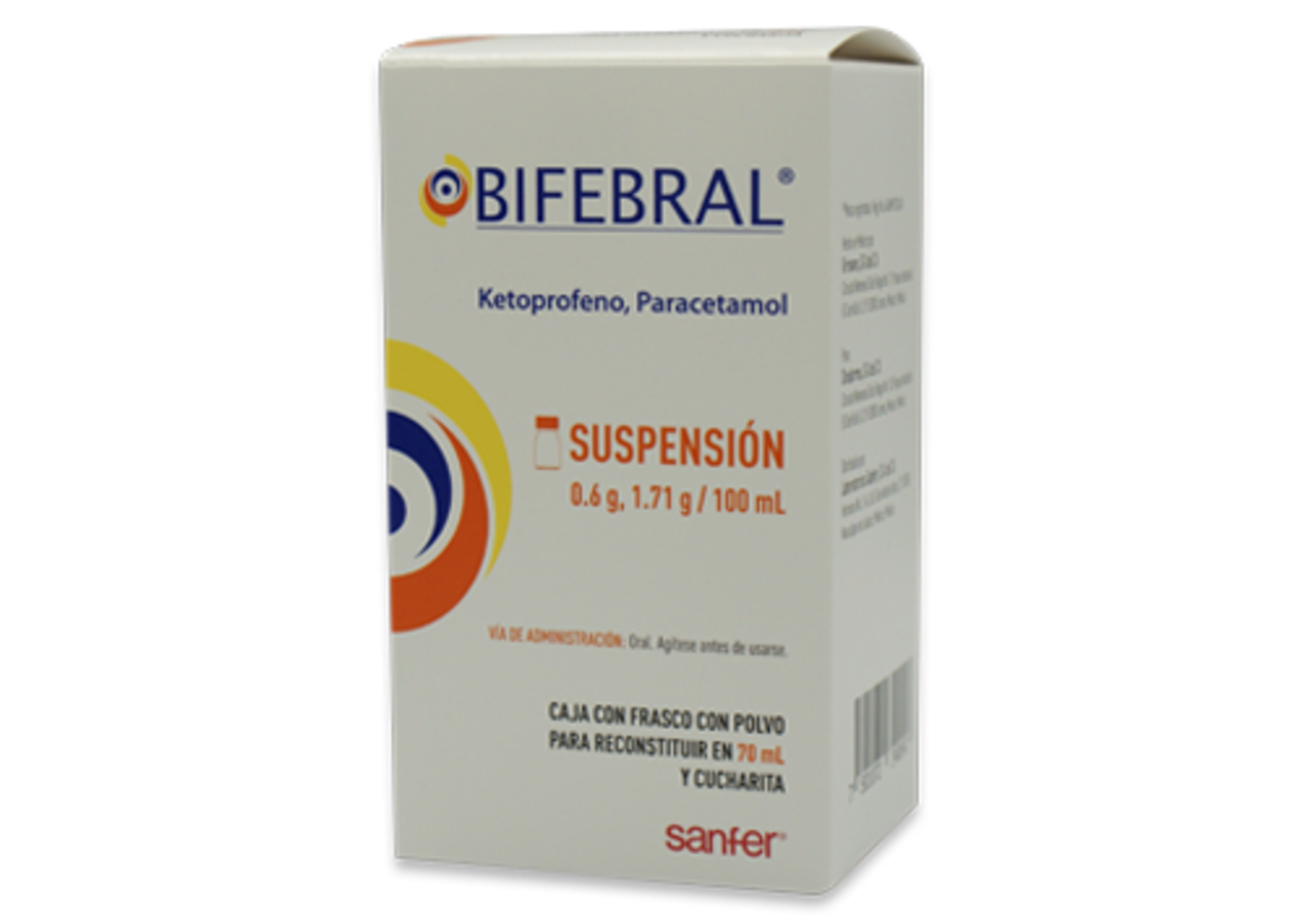 Bifebral 0.6/1.71 G Suspensión Oral Con 70 Ml