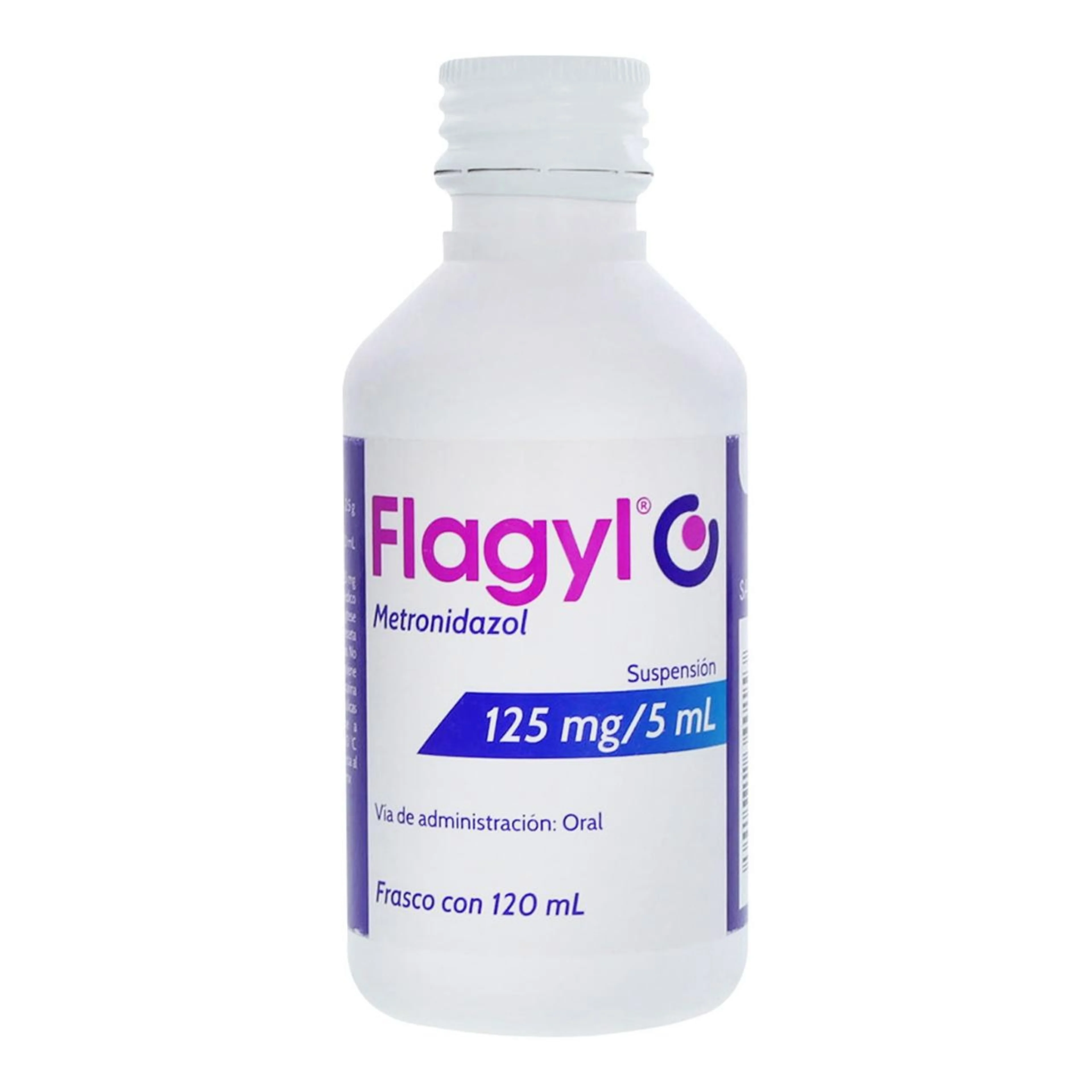Flagyl Metronidazol 125 Mg Suspensión 120 Ml