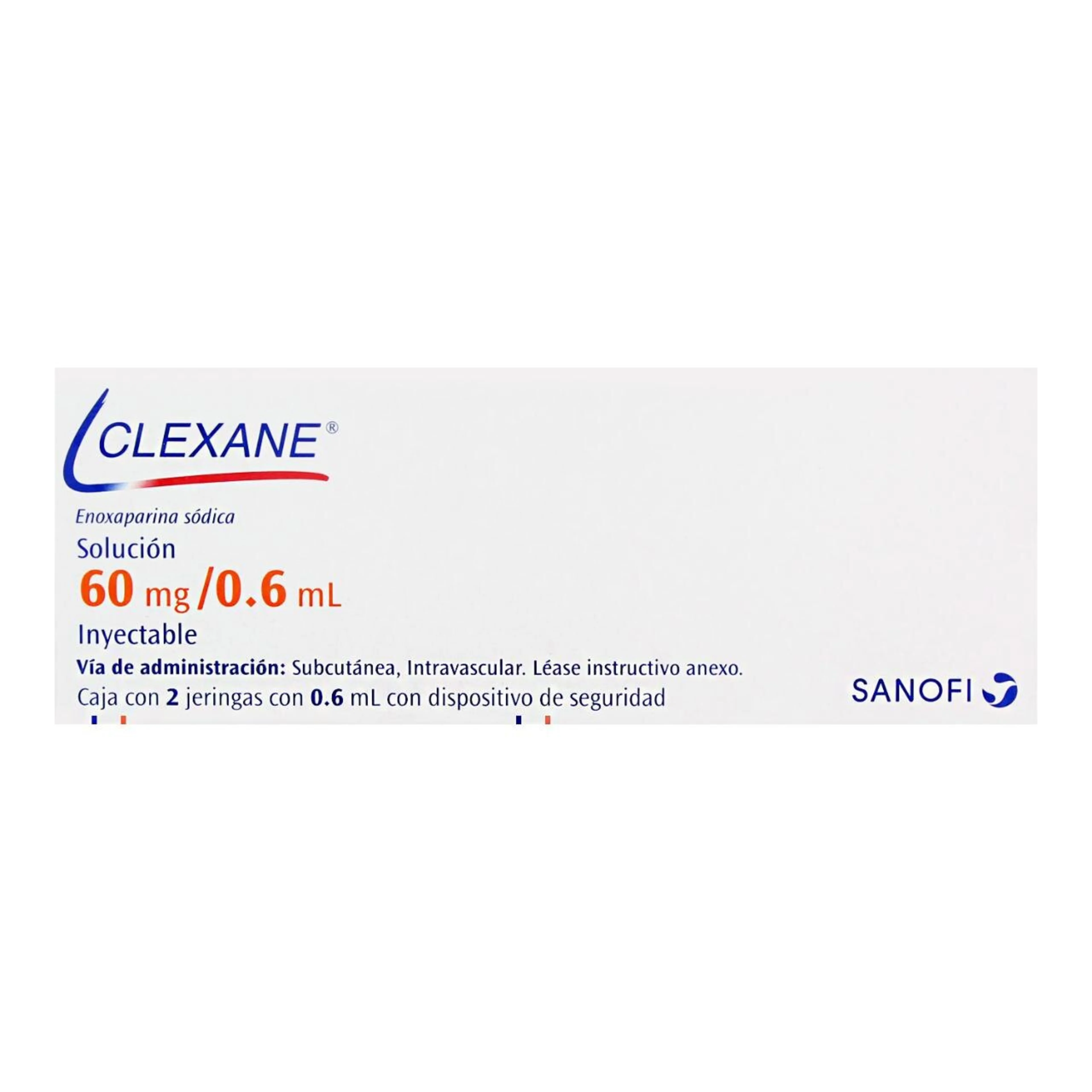 Clexane 60 Mg Con 2 Jeringas Prellenadas
