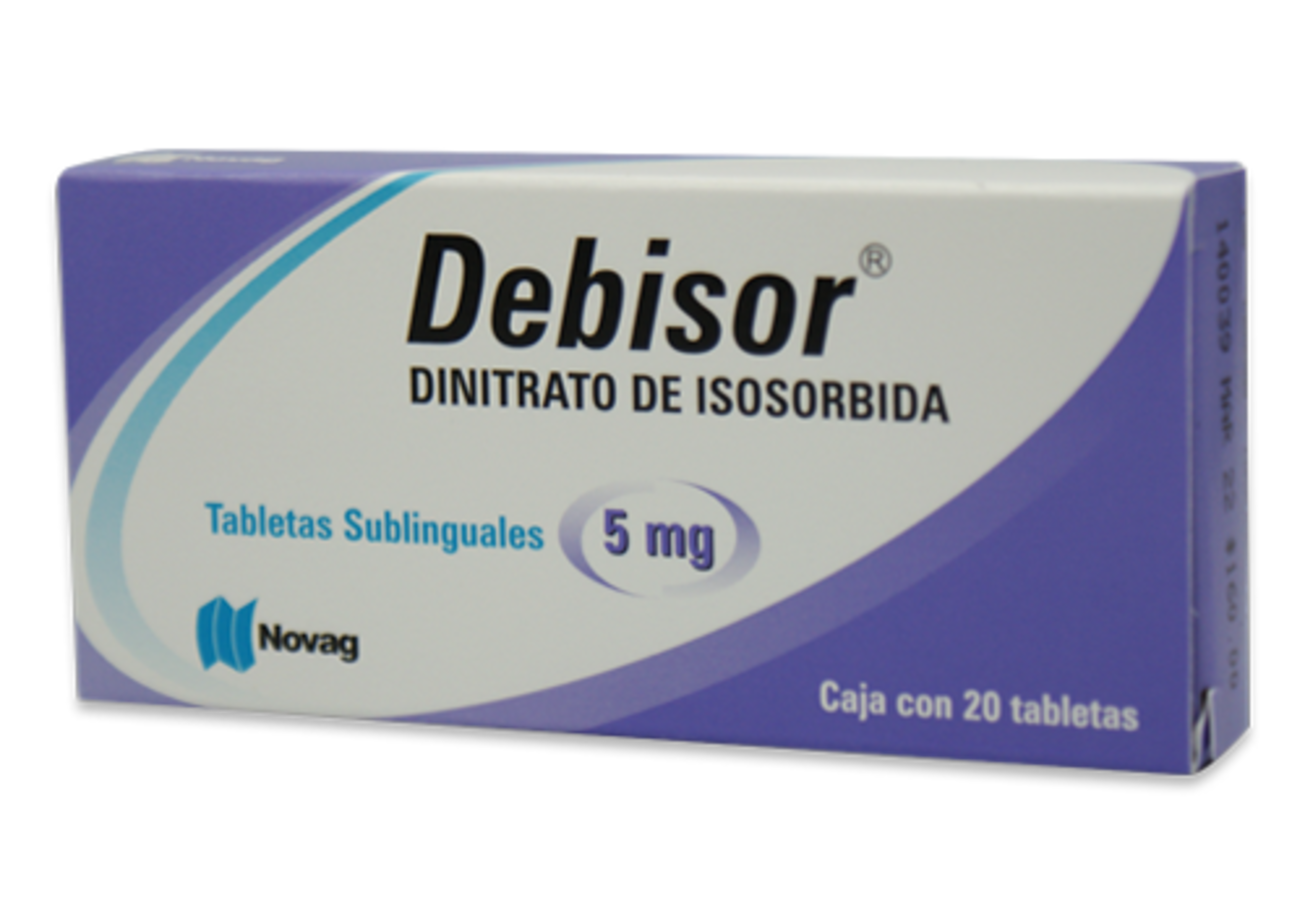 Debisor 5 Mg Con 20 Tabletas Sublinguales