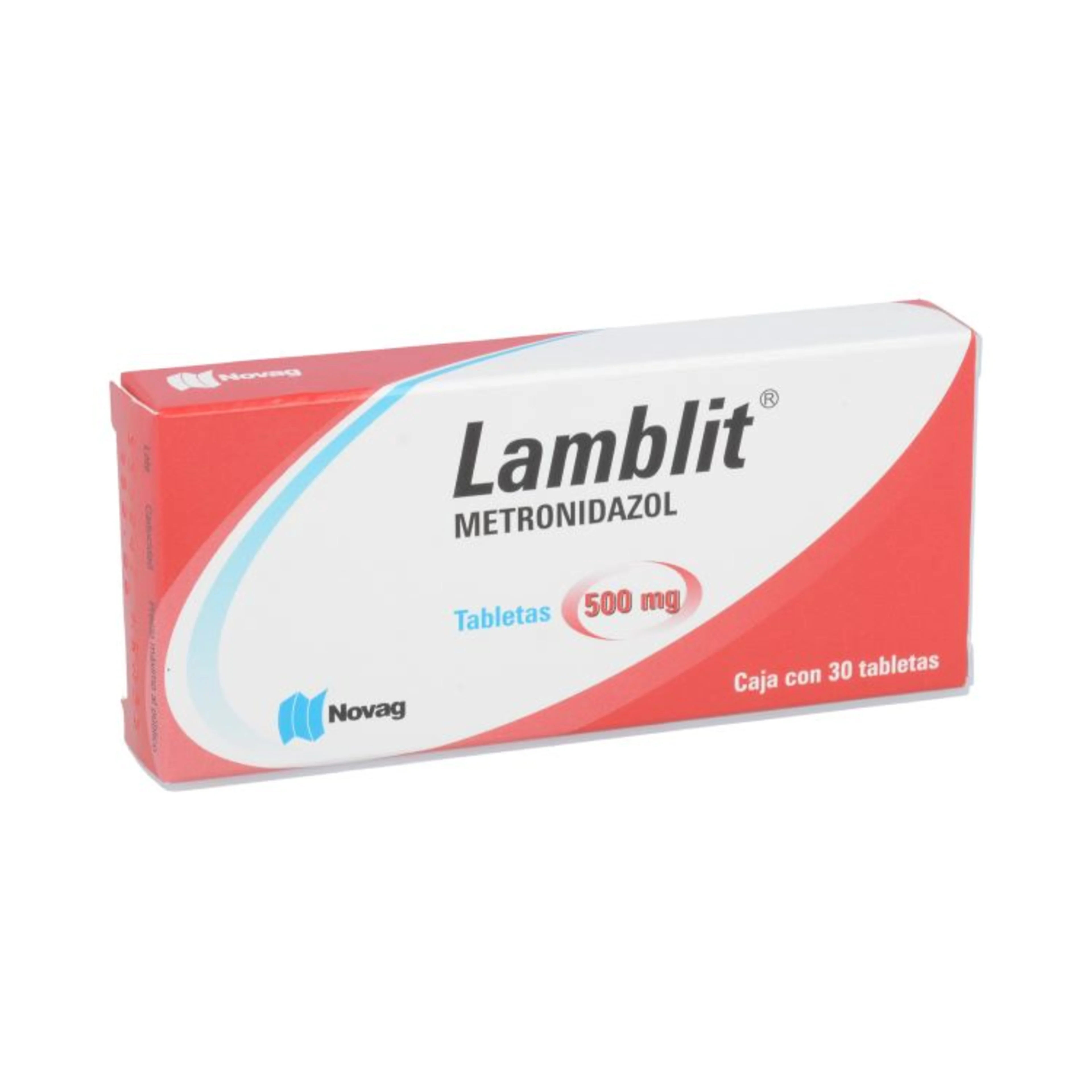 Lamblit Metronidazol 500 Mg Con 30 Tabletas