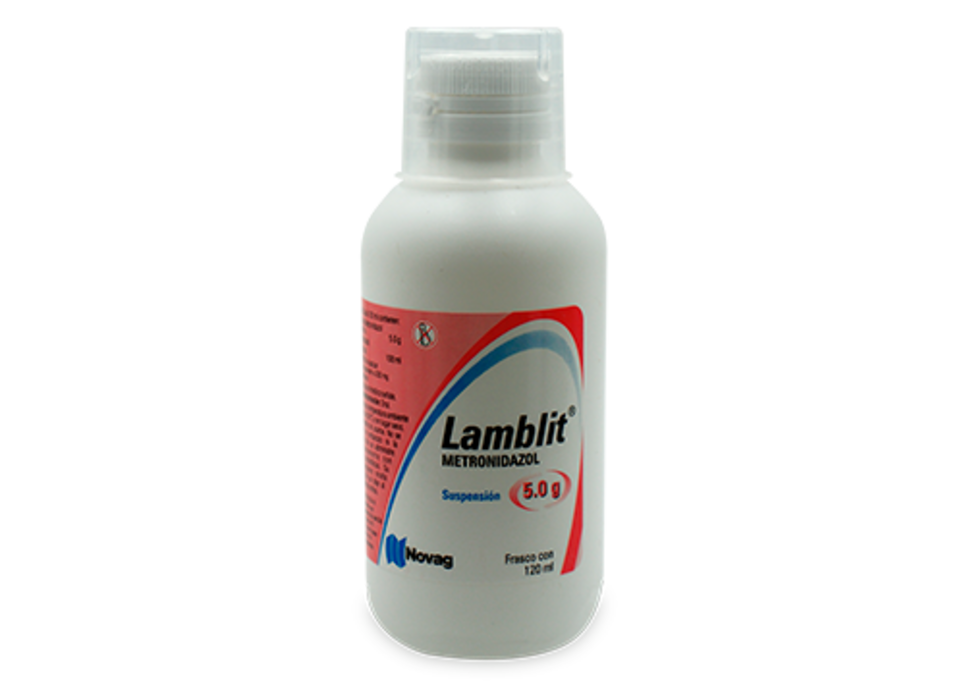 Lamblit Metronidazol 250 Mg Suspensión Con 120 Ml