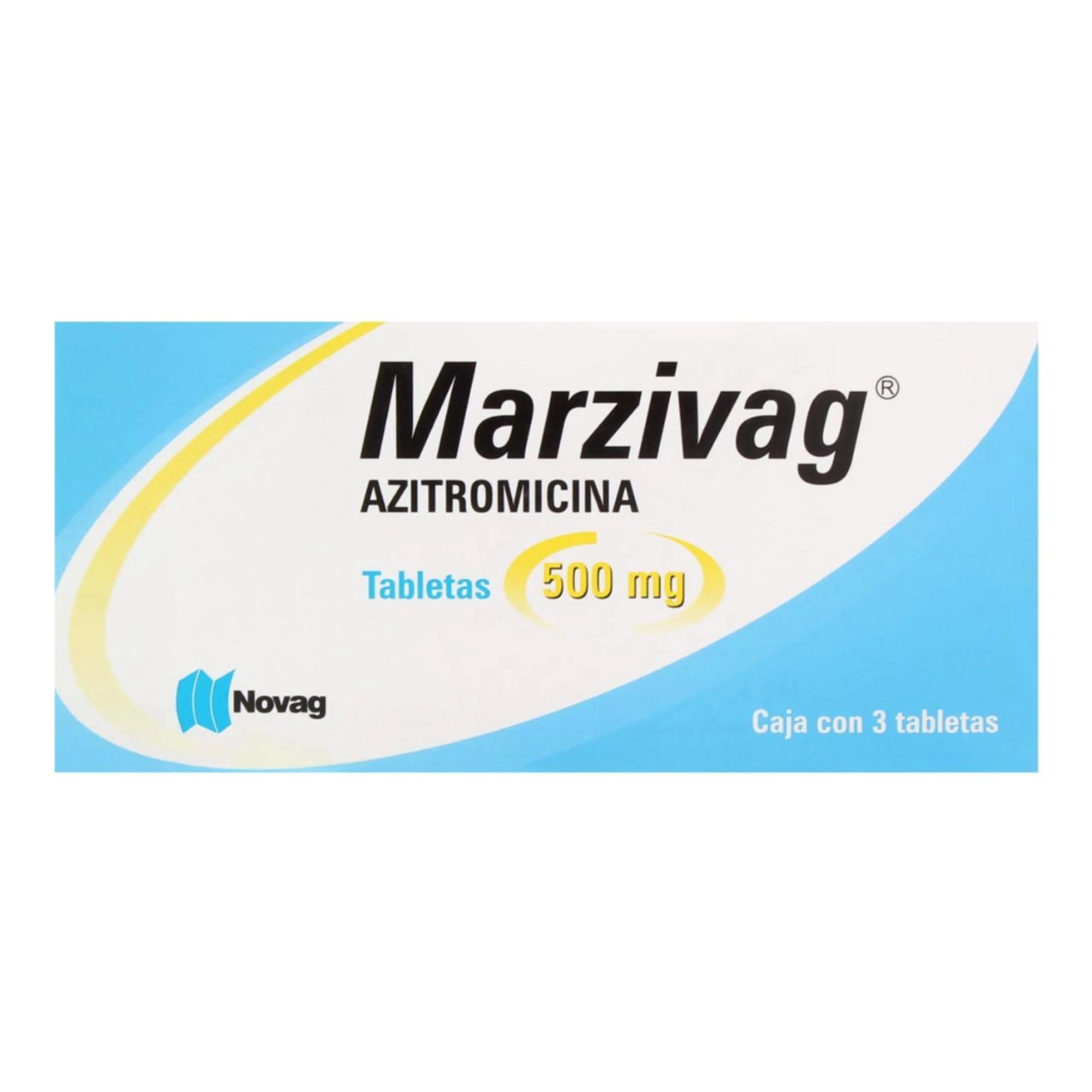 Marzivag Azitromicina 500 Mg Con 3 Tabletas