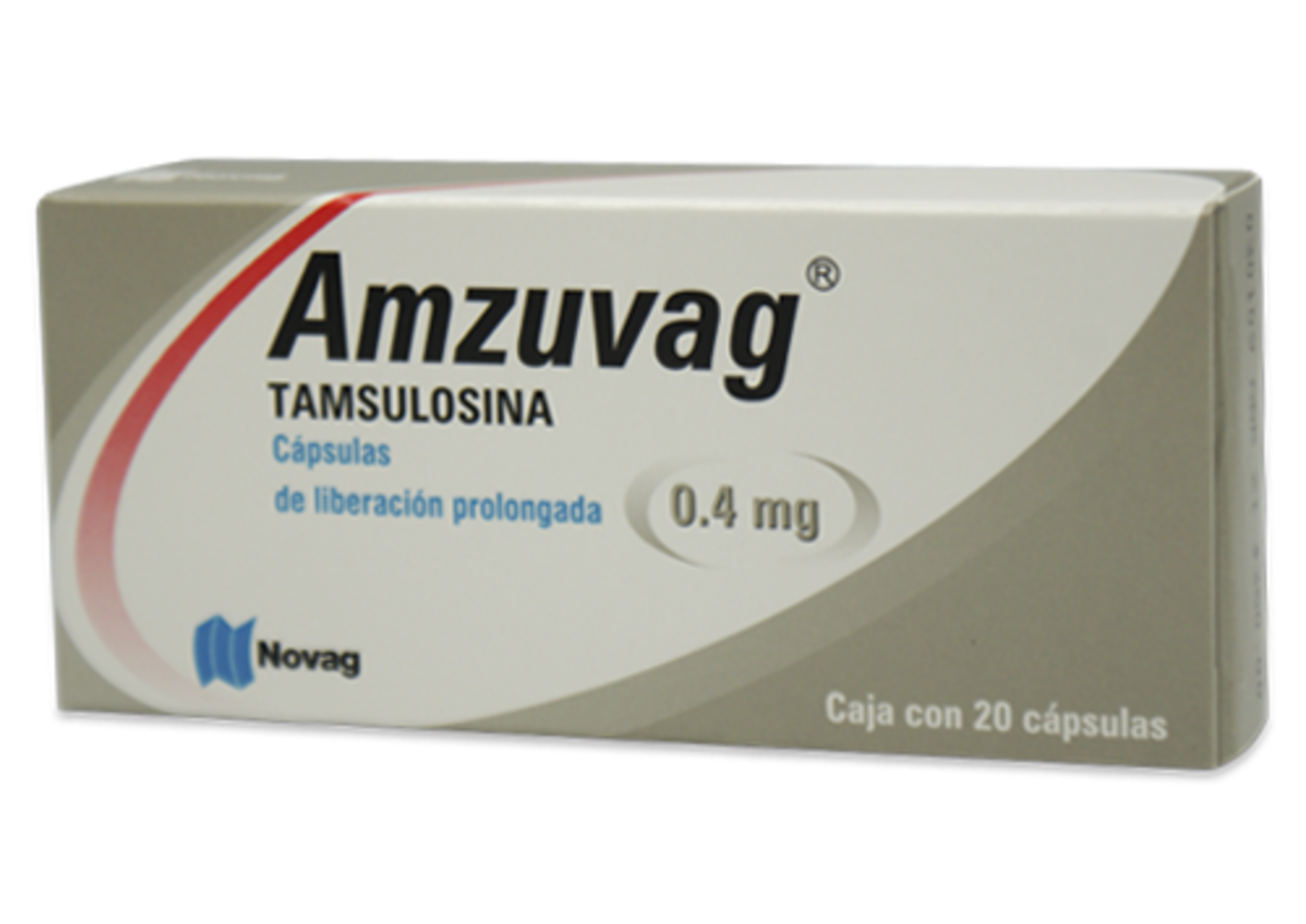 Amzuvag 0.4 Mg Con 20 Cápsulas