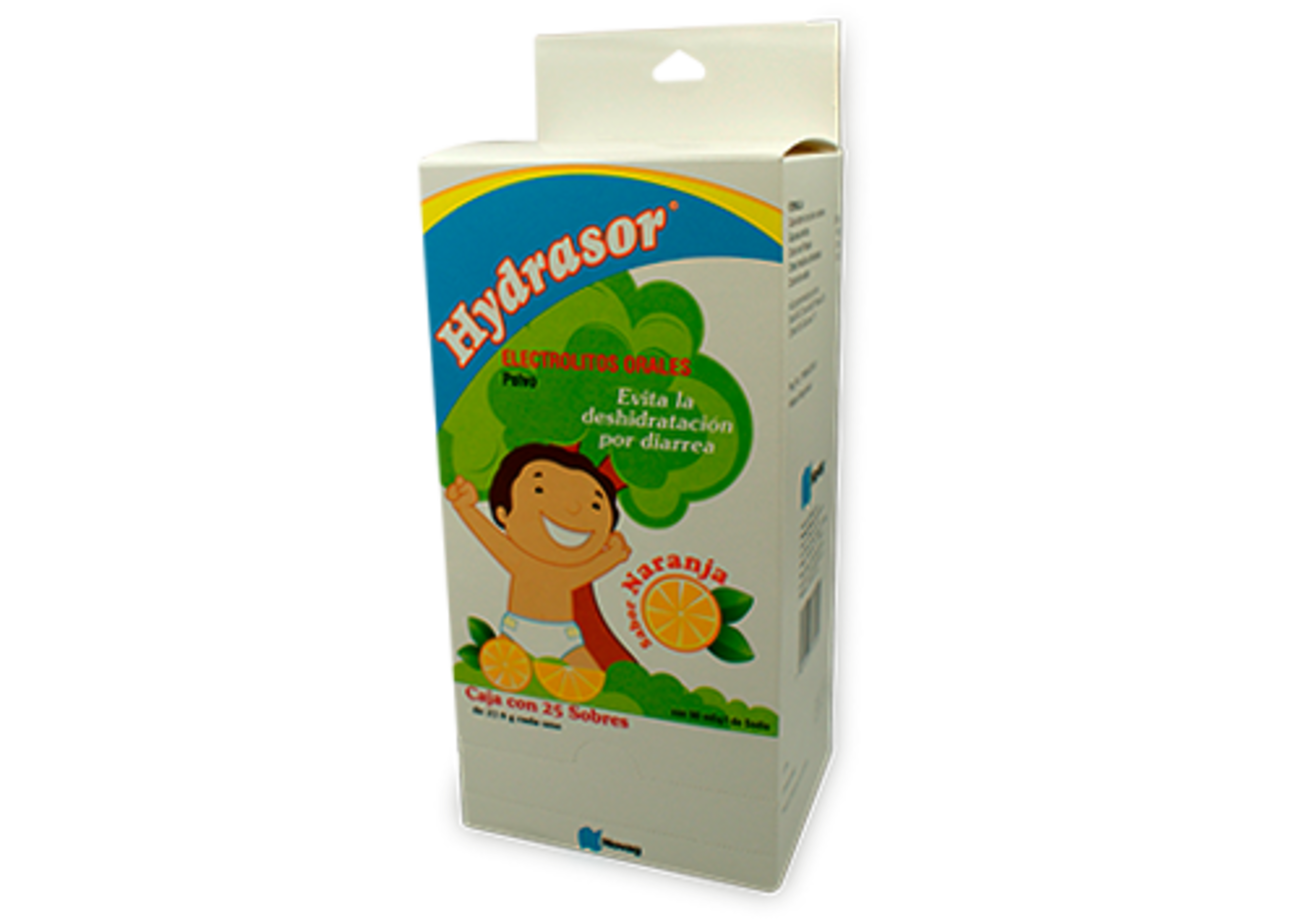 Hydrasor Sabor Naranja Polvo Con 25 Sobres
