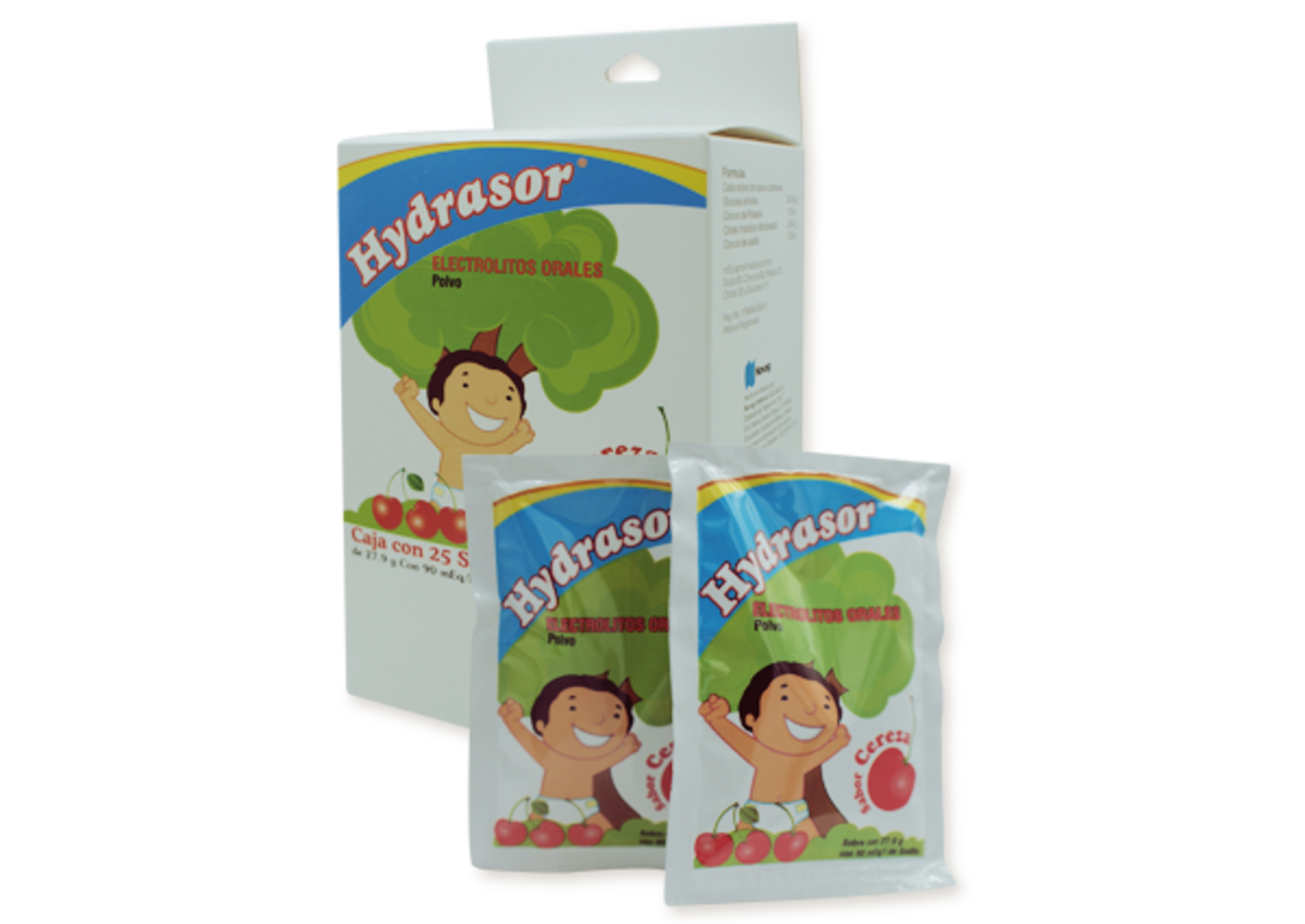 Hydrasor Sabor Cereza Con 25 Sobres
