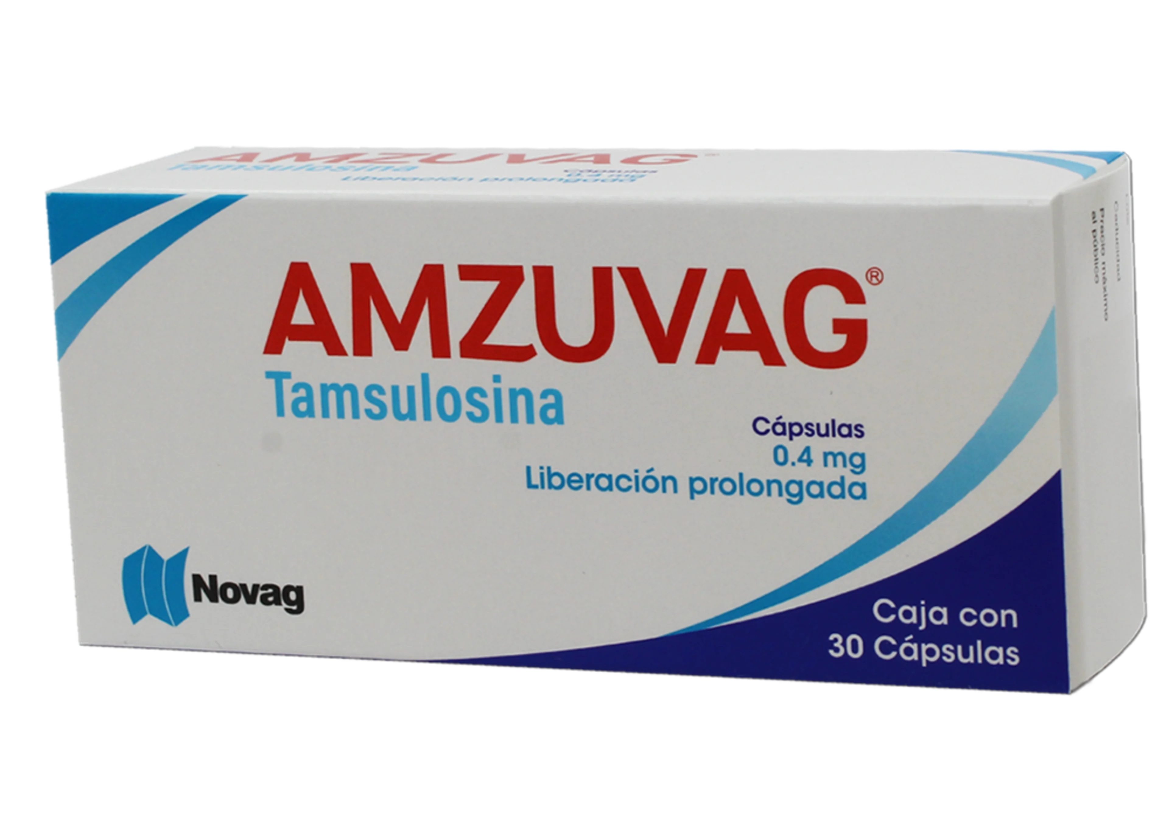 Amzuvag 0.4 Mg Con 30 Cápsulas