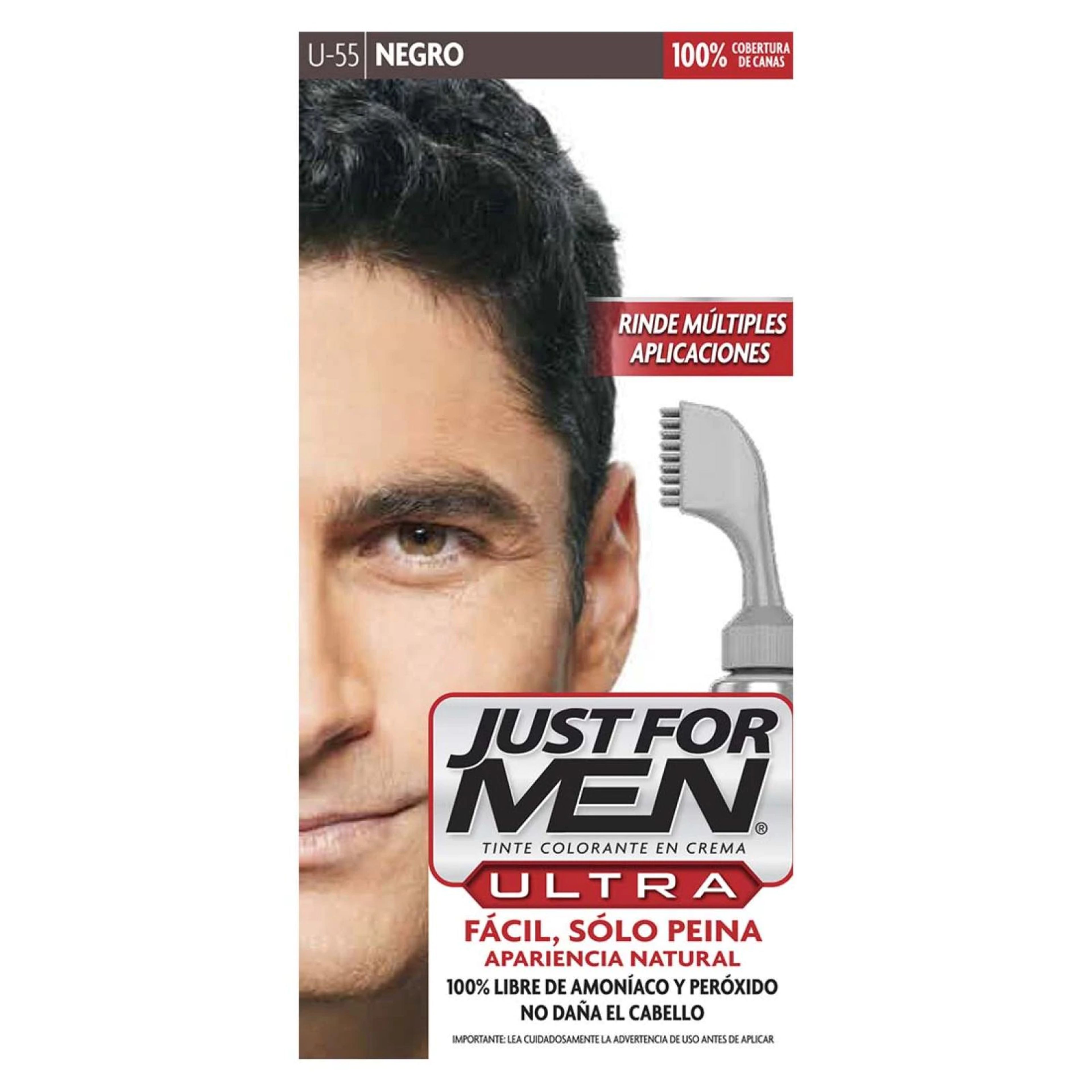 Just For Men Ultra Tinte Colorante Tono Negro Con 35 G
