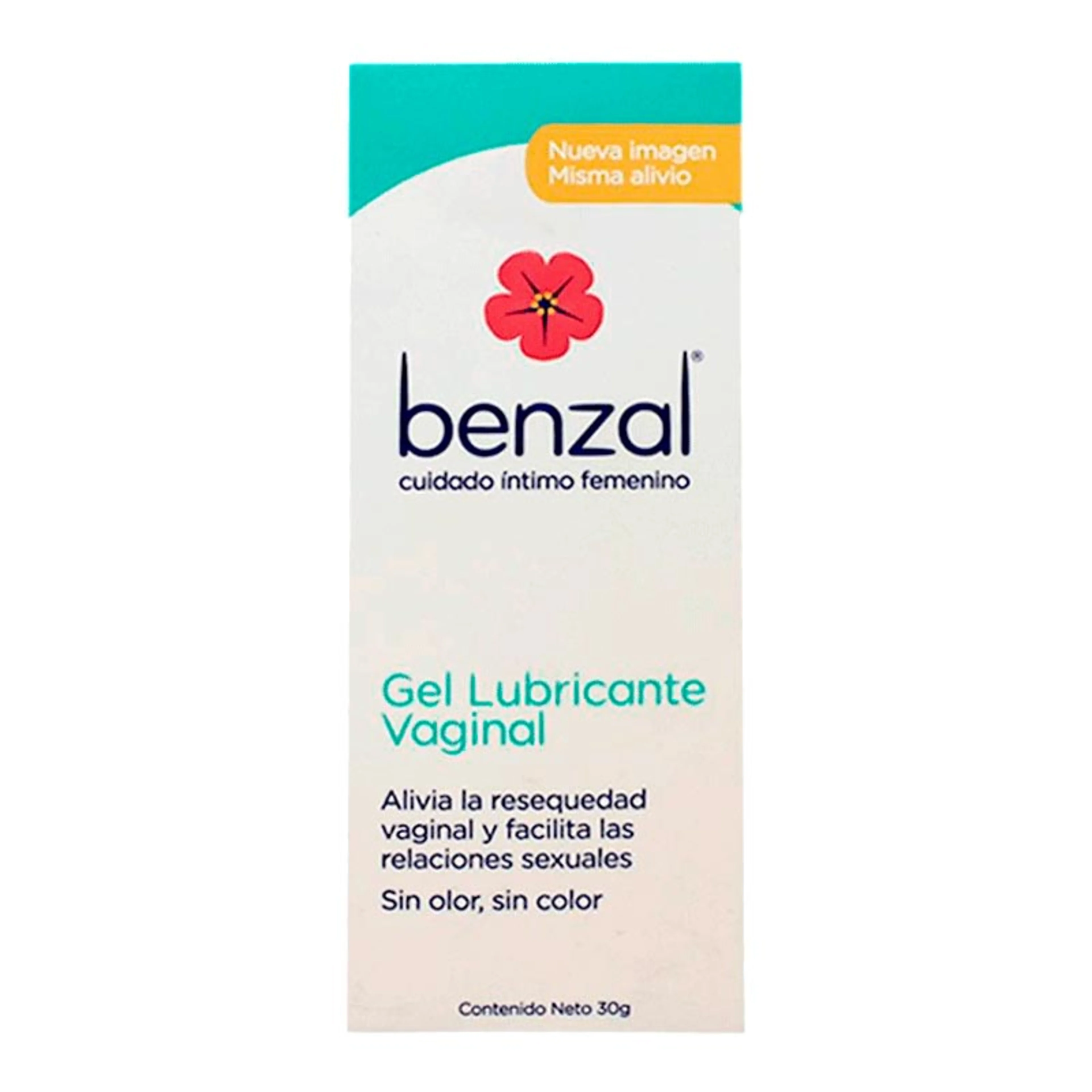 Benzal Gel Lubricante Vaginal Sin Olor Con 30 G