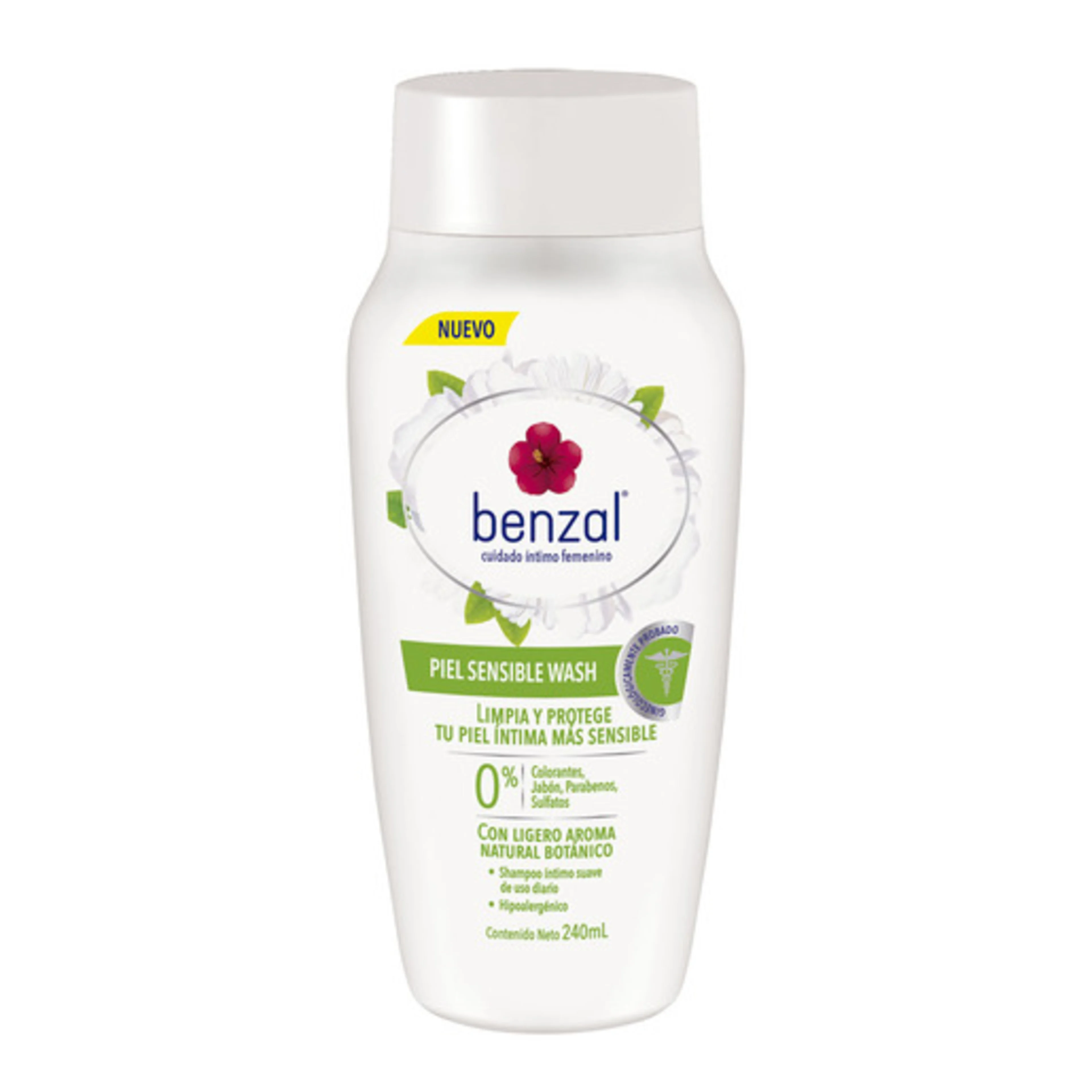 Benzal Shampoo Íntimo Piel Sensible 240 Ml