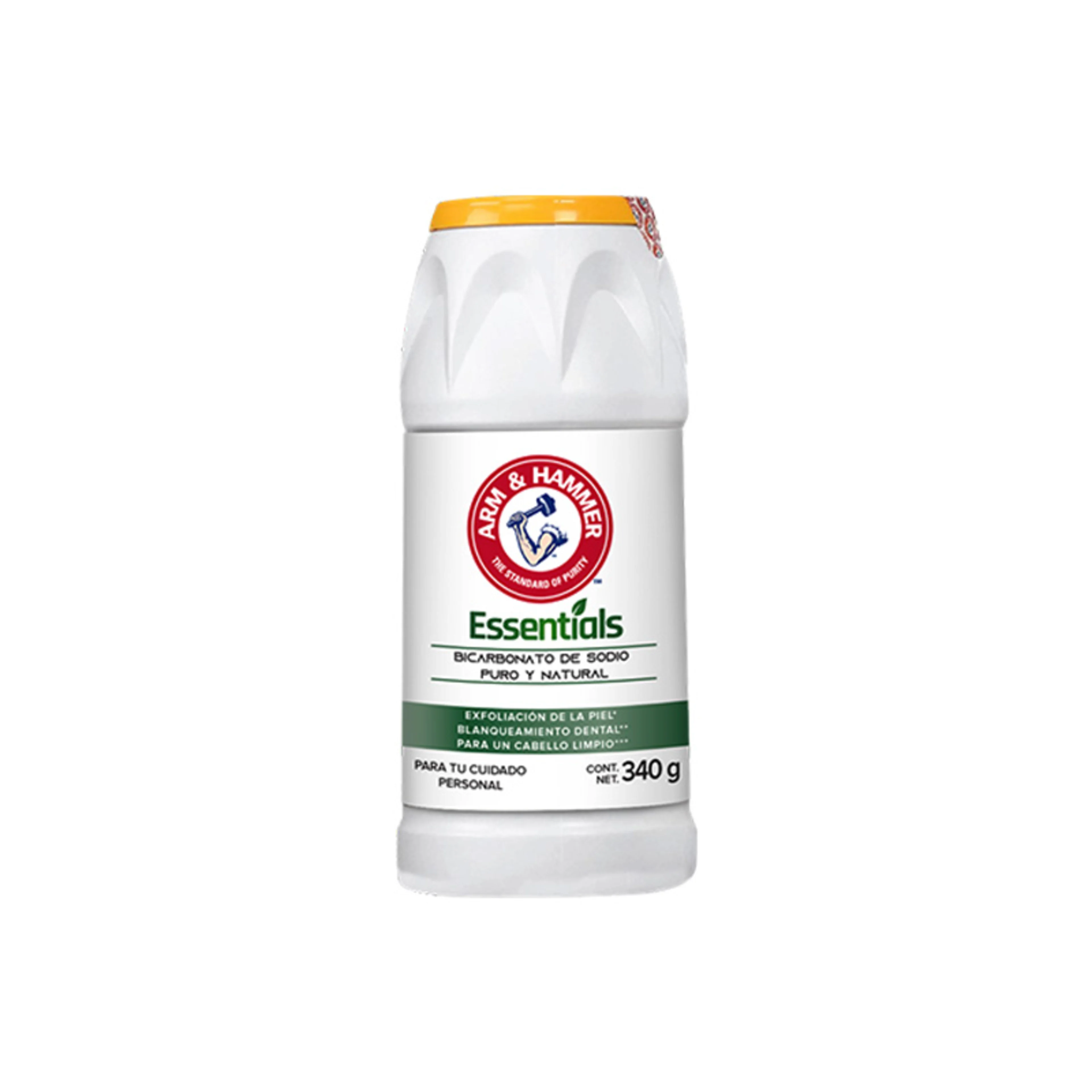 Arm &amp; hammer essentials bicarbonato de sodio para cuidado personal 340 g envase