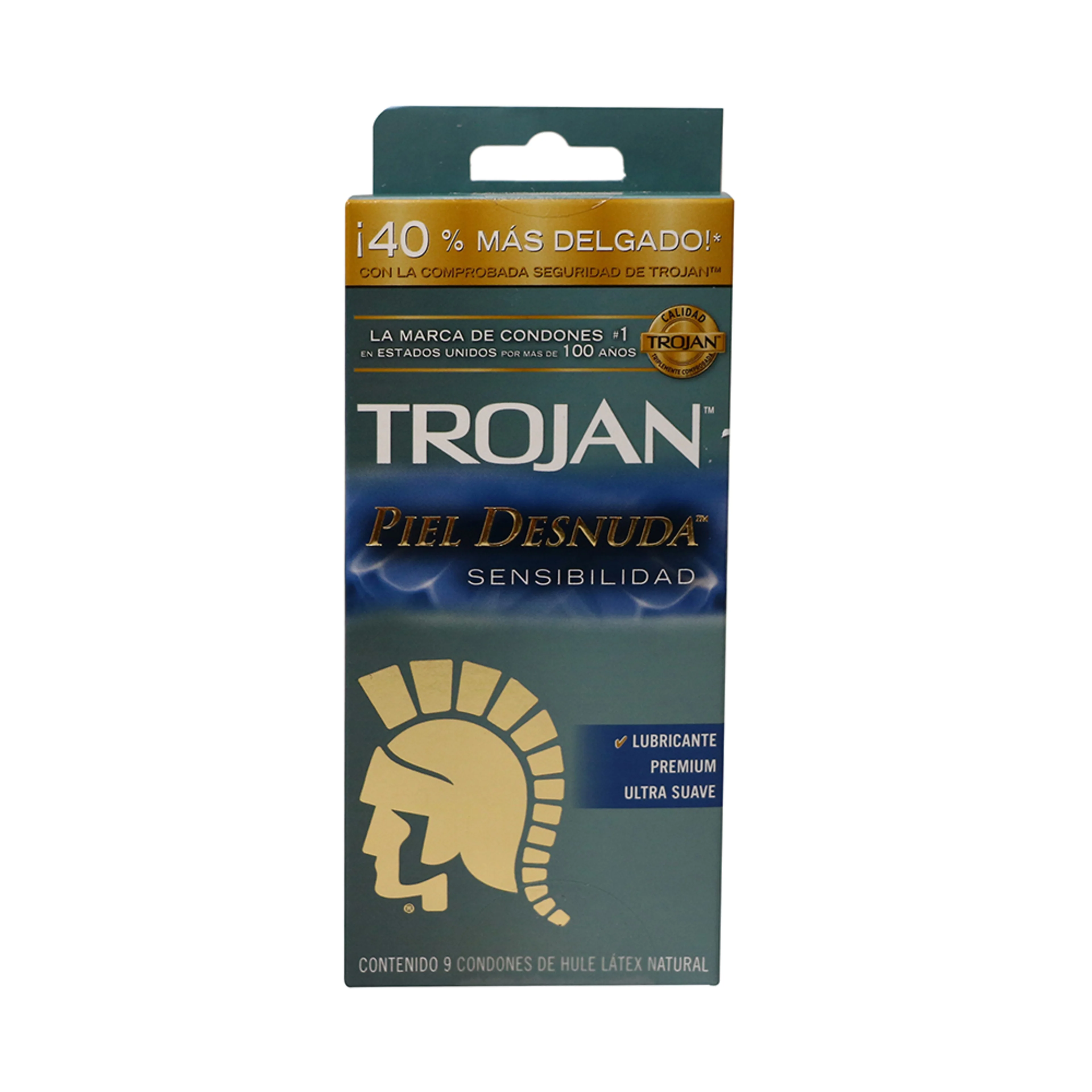 Trojan Condones Piel Desnuda 9 Piezas