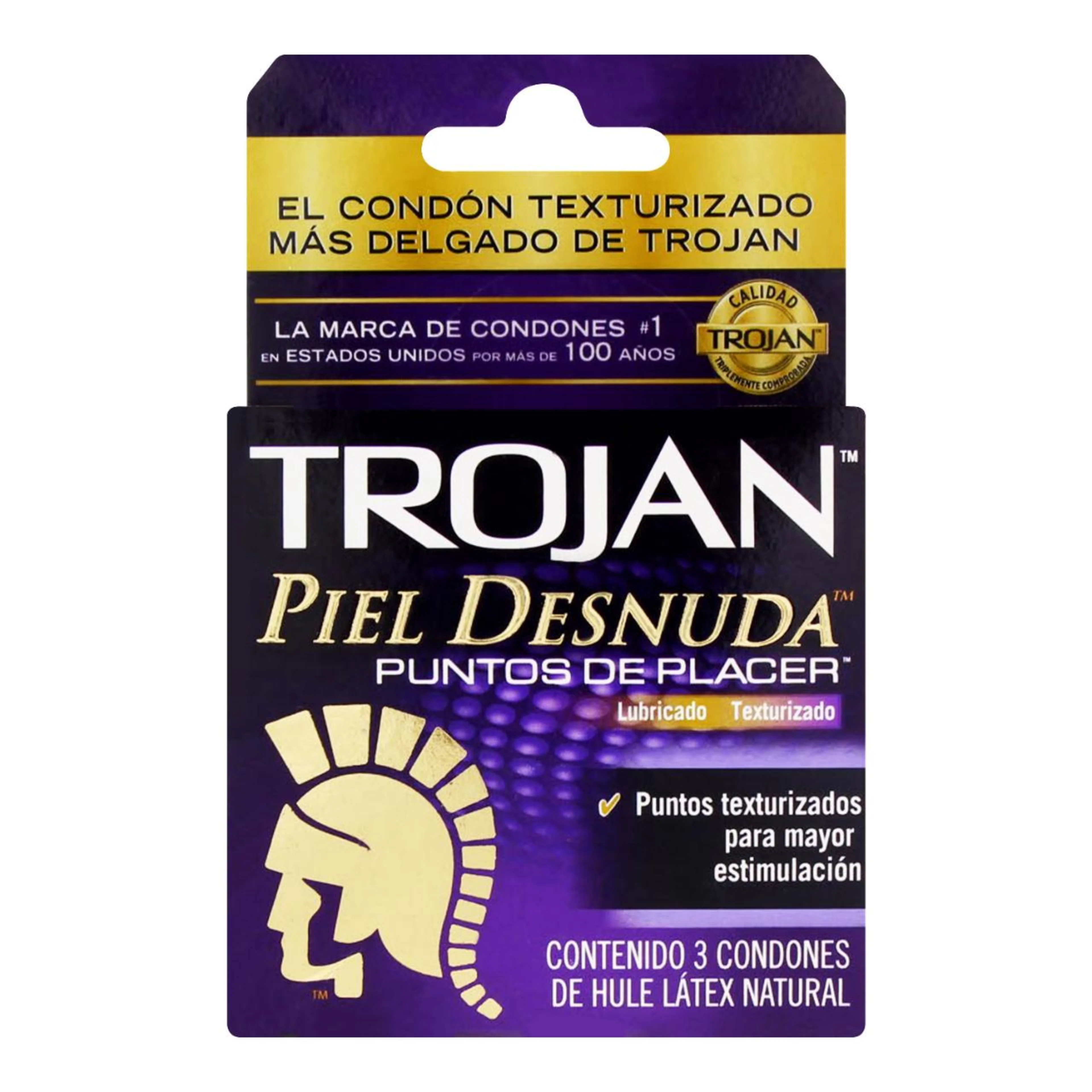 Trojan Piel Desnuda Condones Con 3 Piezas