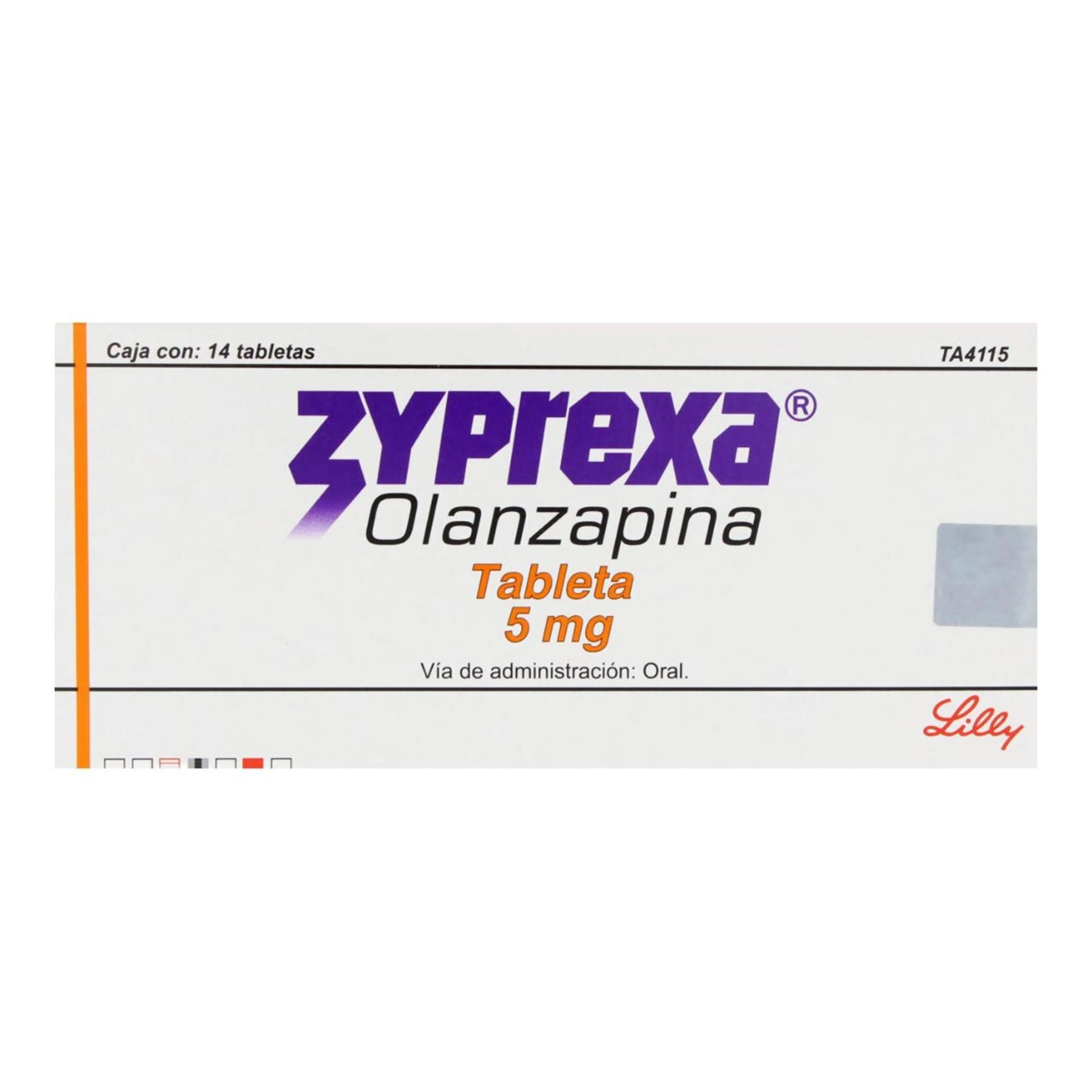 Zyprexa 5 Mg Con 14 Tabletas