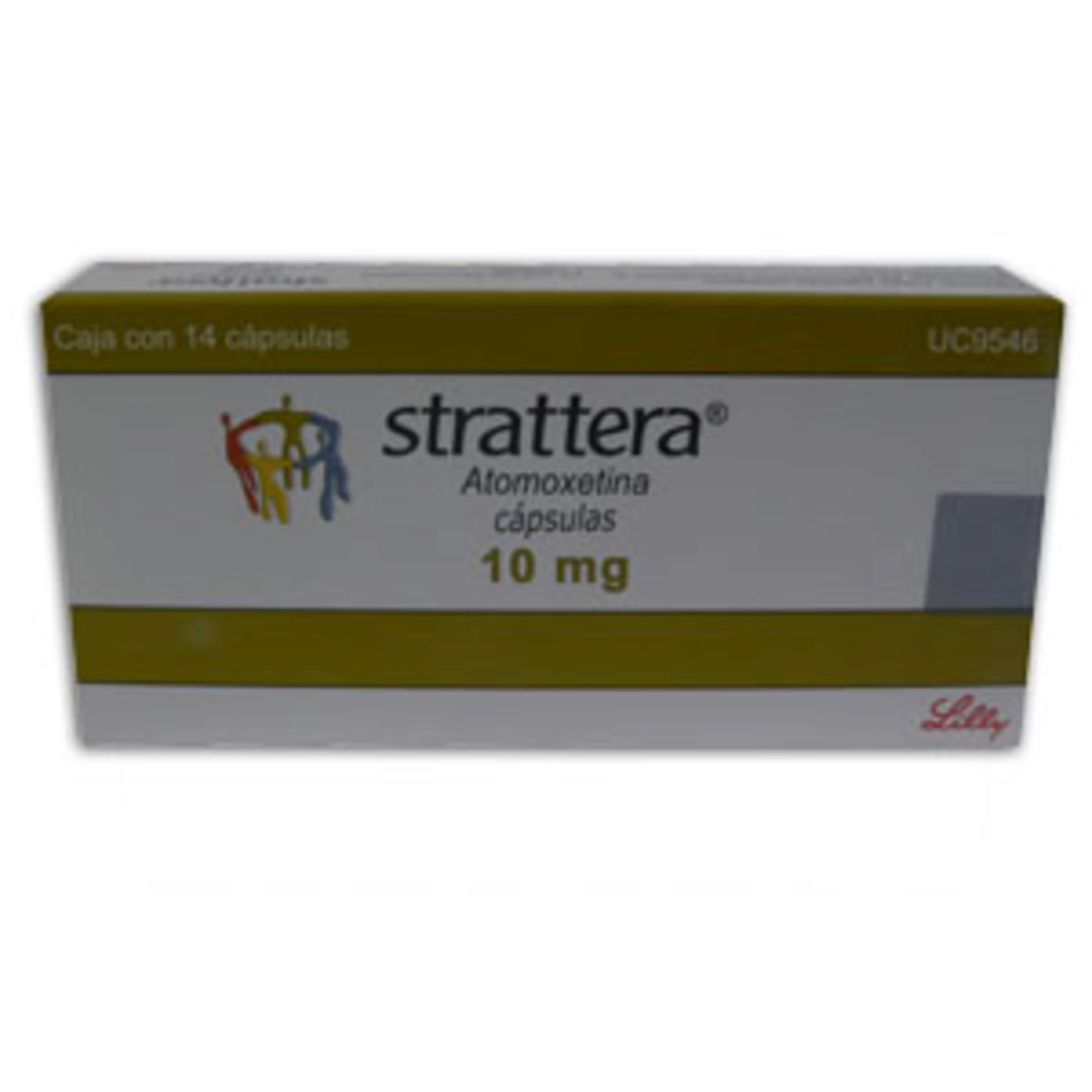 Strattera atomoxetina 10 mg con 14 tabletas