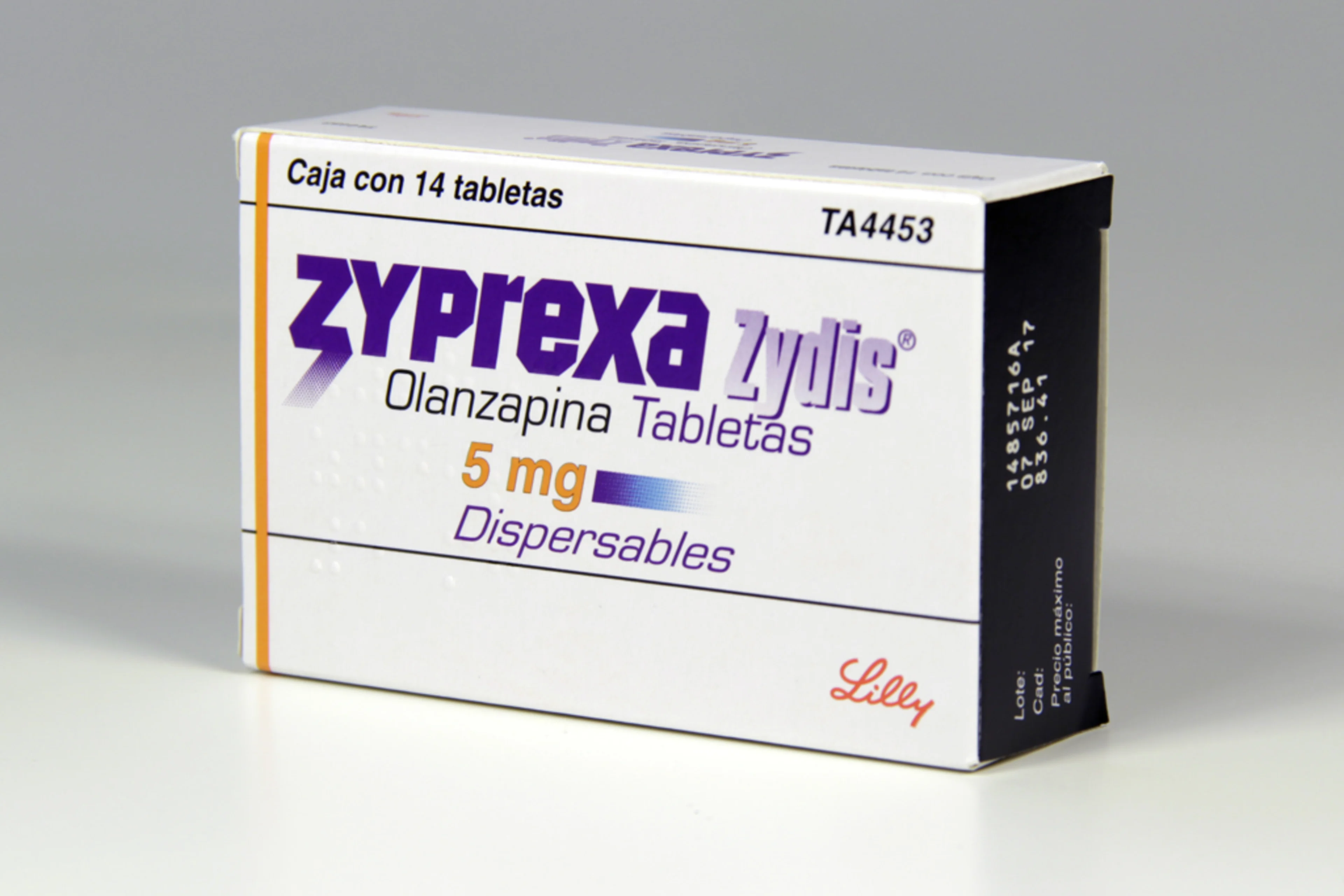 Zyprexa Zydis 5 Mg Con 14 Tabletas