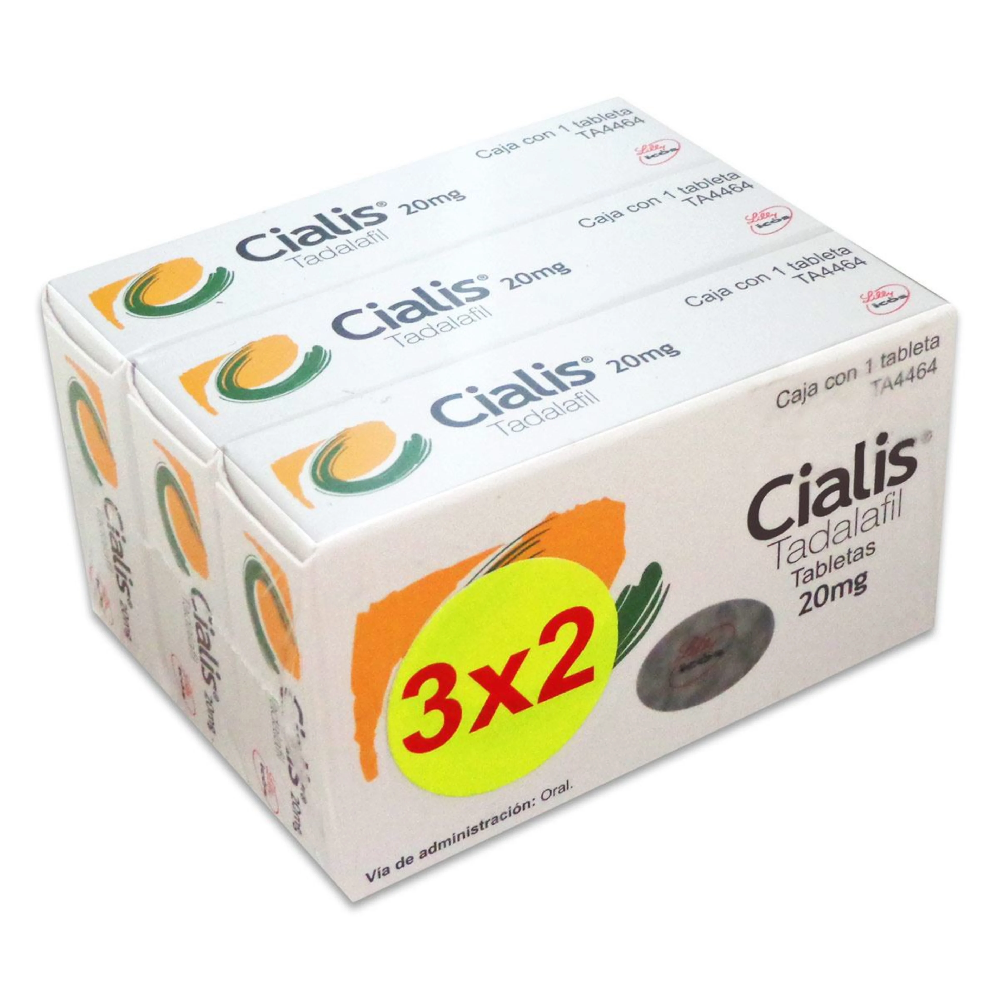 Cialis 20 Mg Con 1 Tableta Pack 3