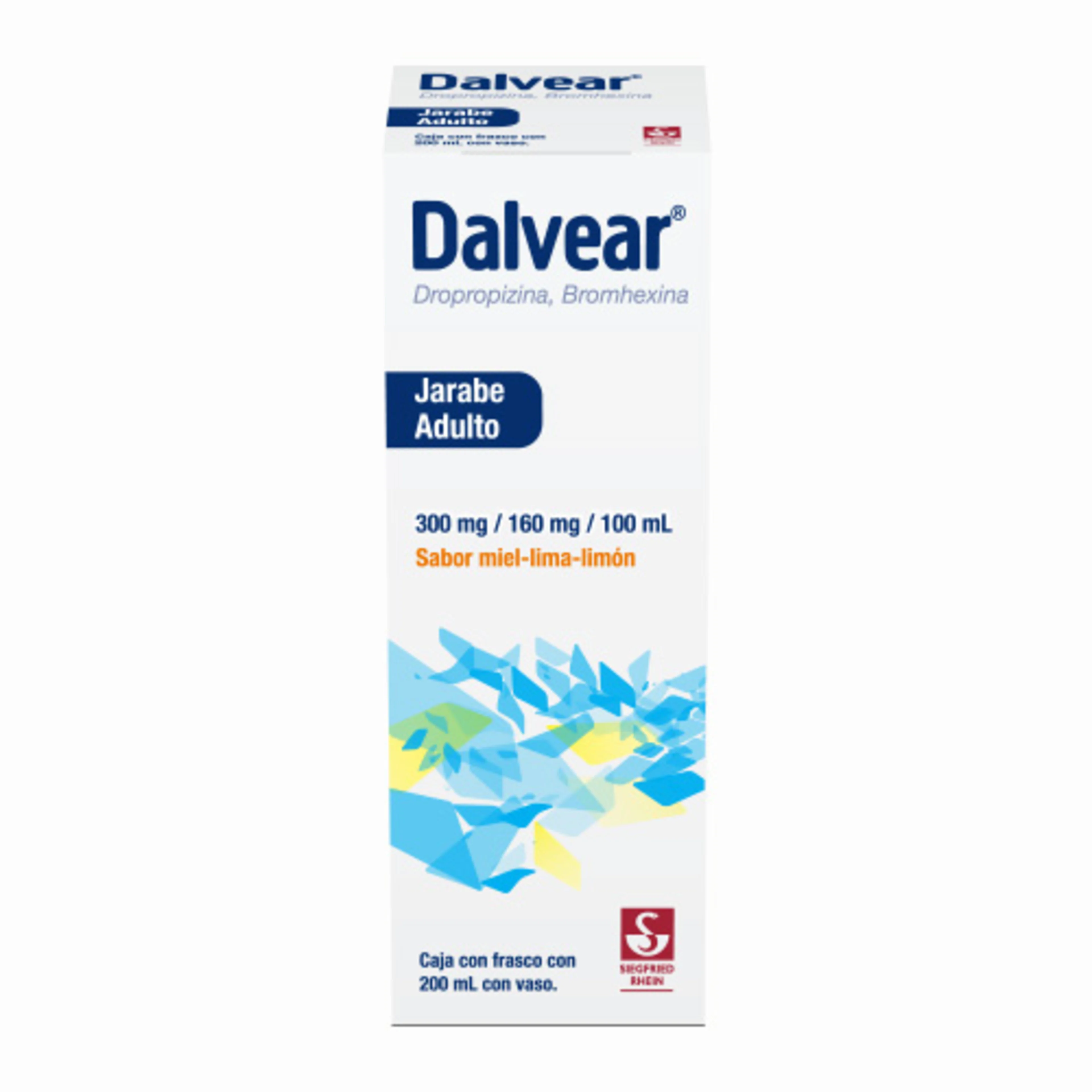 Dalvear 300/160 Mg Jarabe Con 200 Ml
