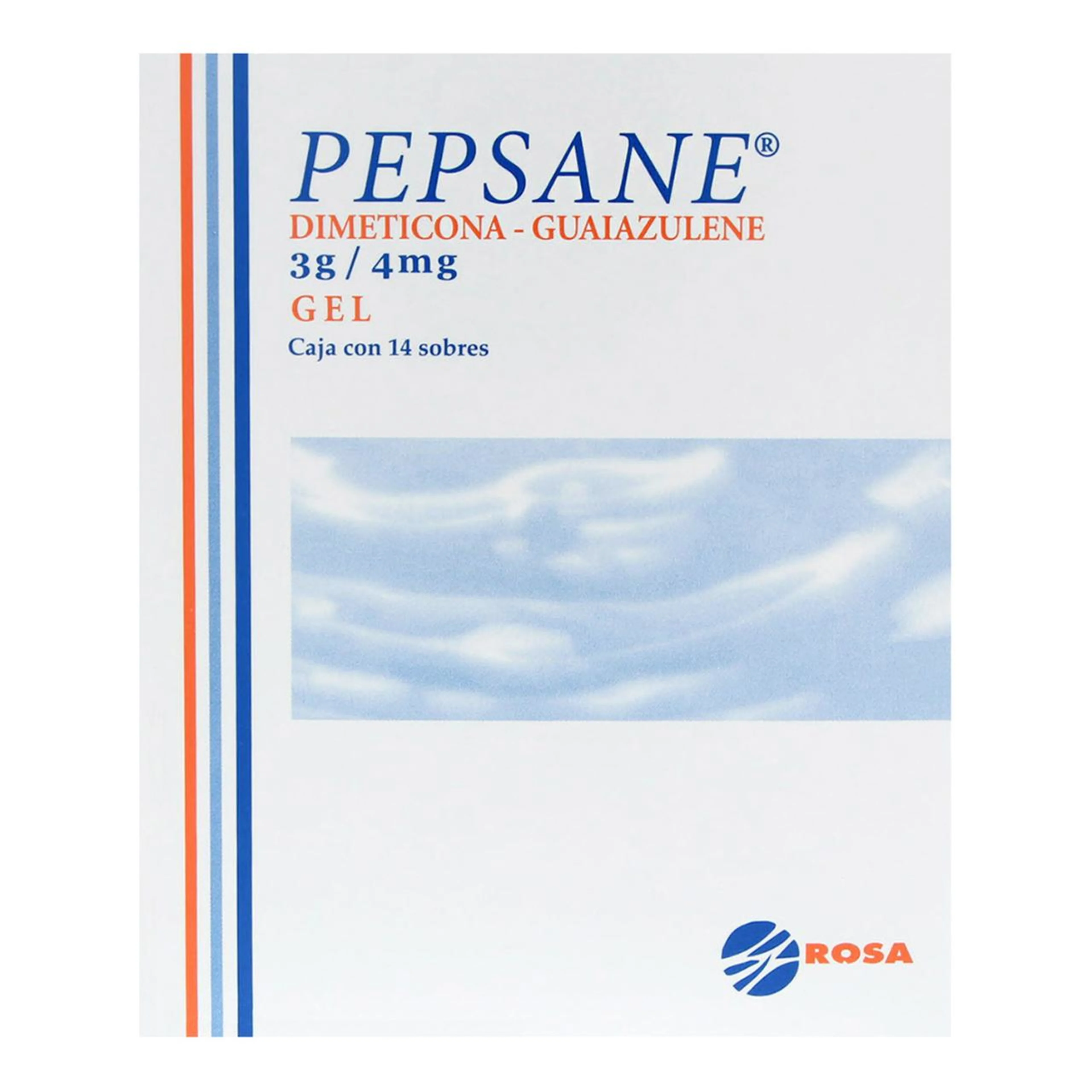 Pepsane 3 G/4 Mg Gel Con 14 Sobres