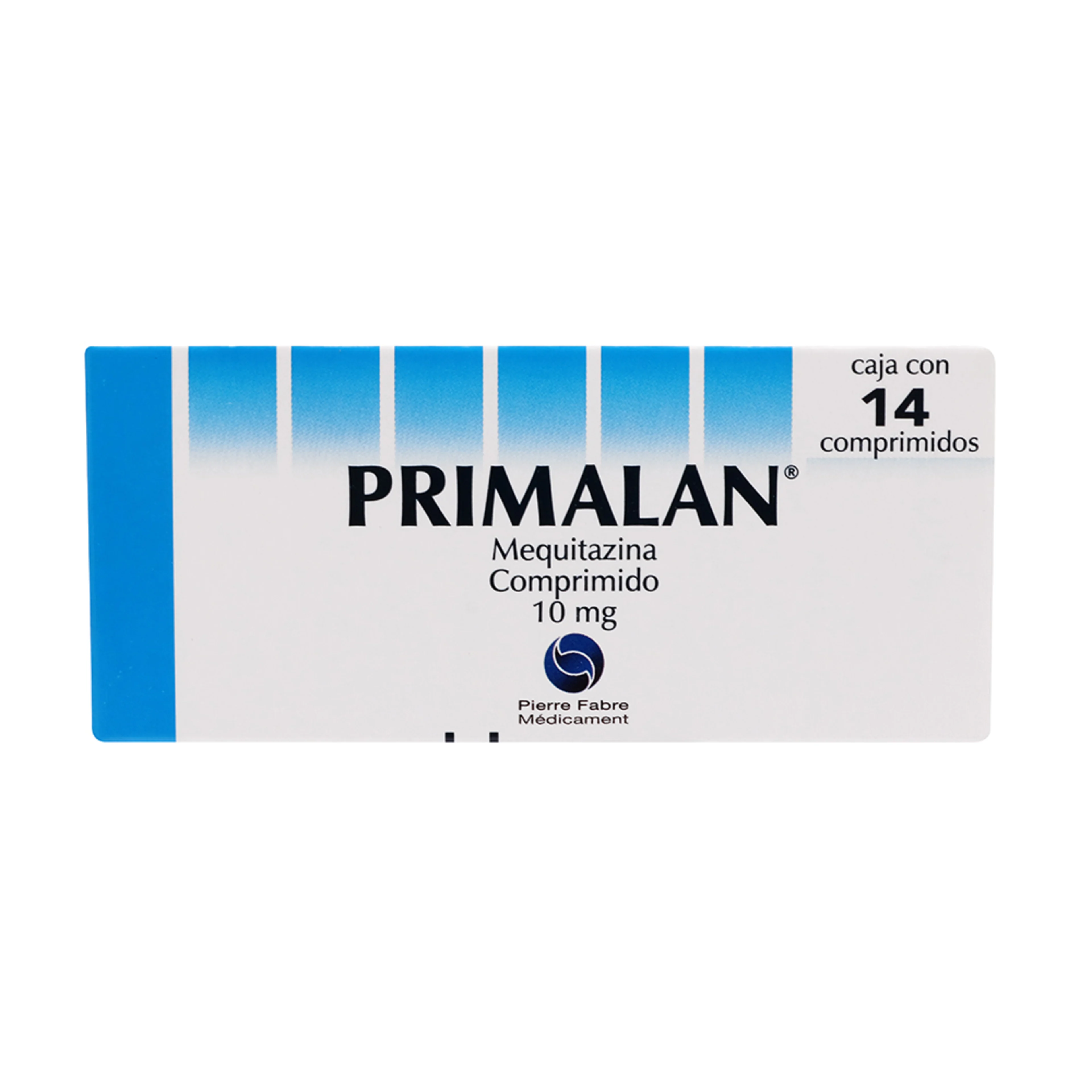 Primalan mequitazina 10 mg con 14 comprimidos