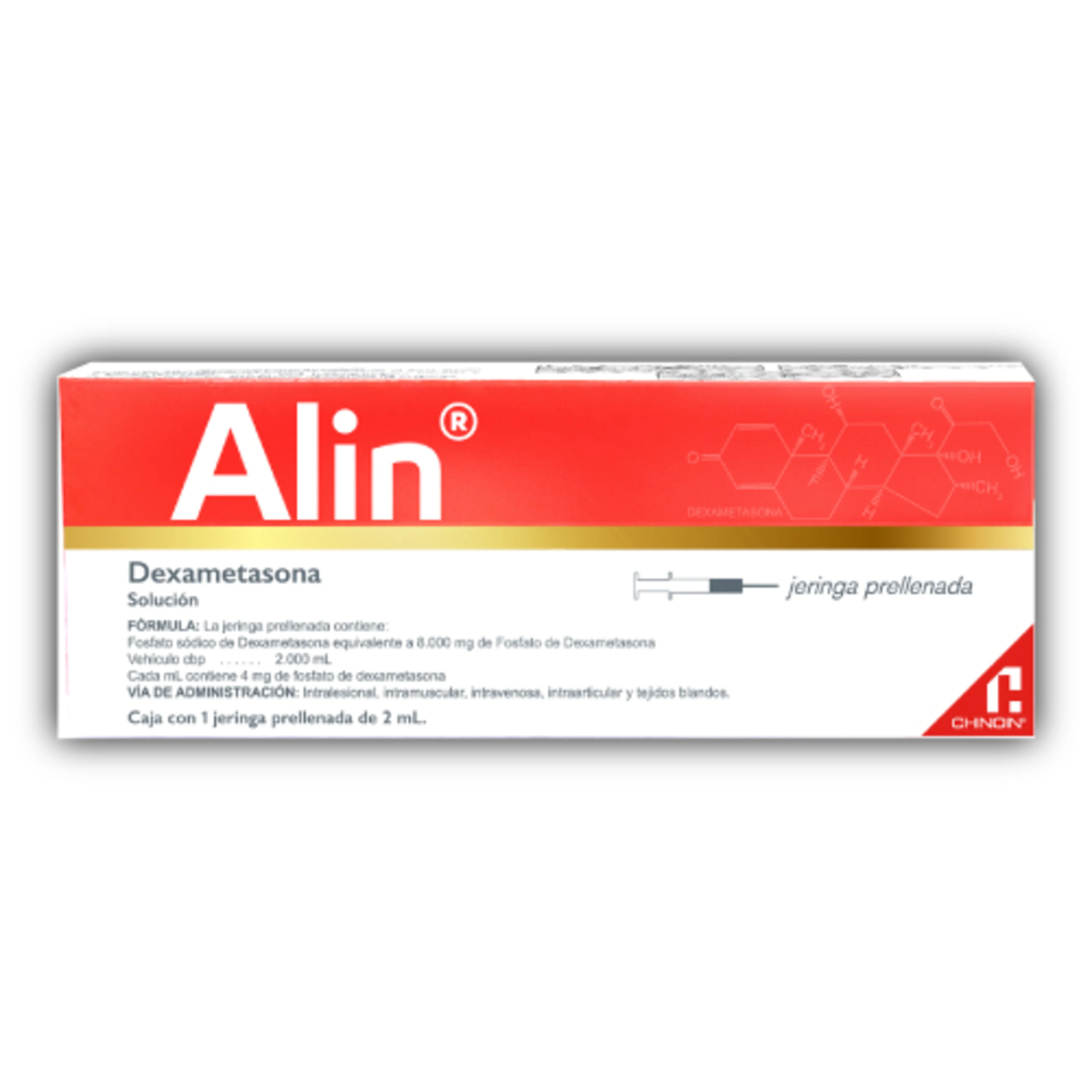 Alin 8 Mg Solución Inyectable Con 1 Ampolleta De 2 Ml