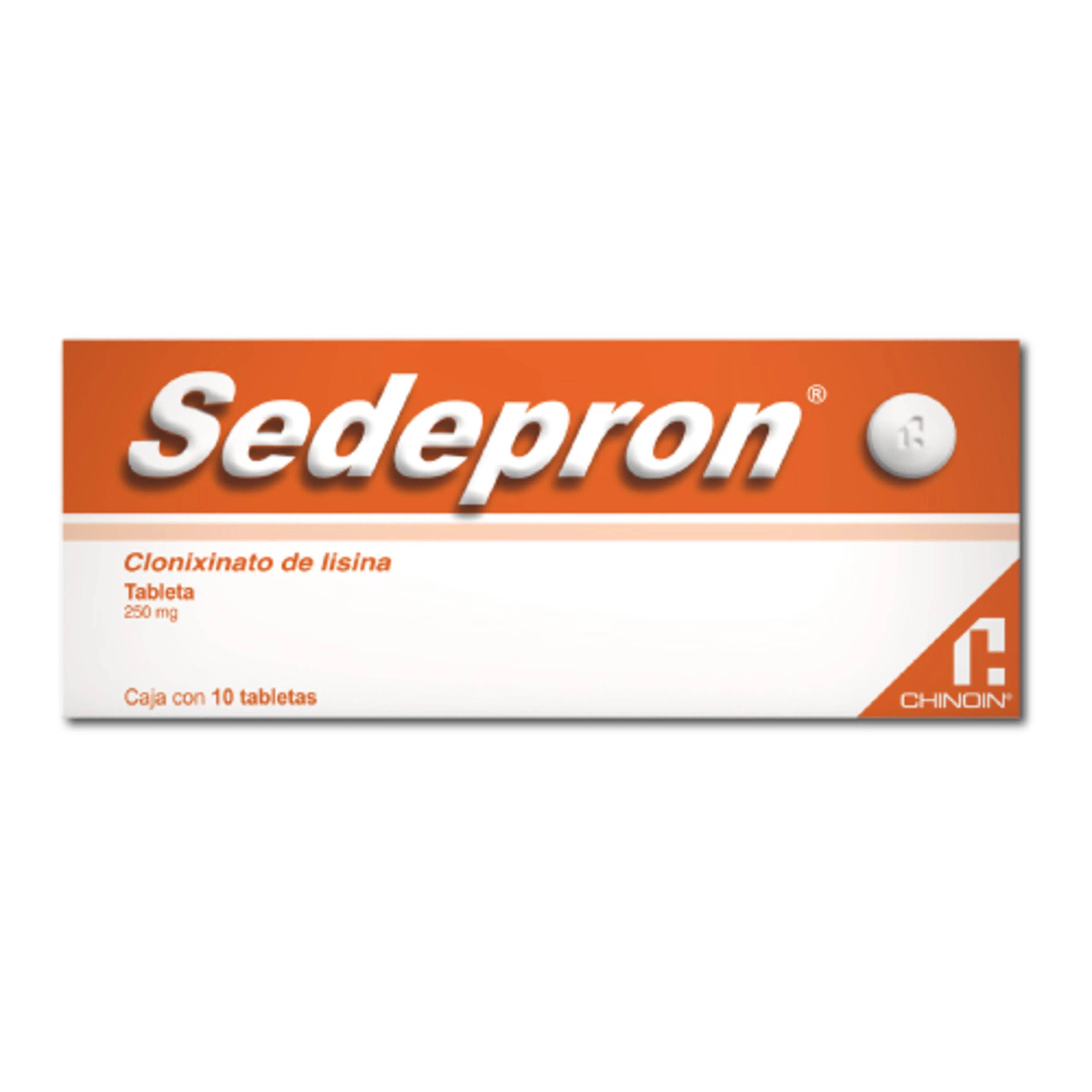 Sedepron 250 Mg Con 10 Tabletas