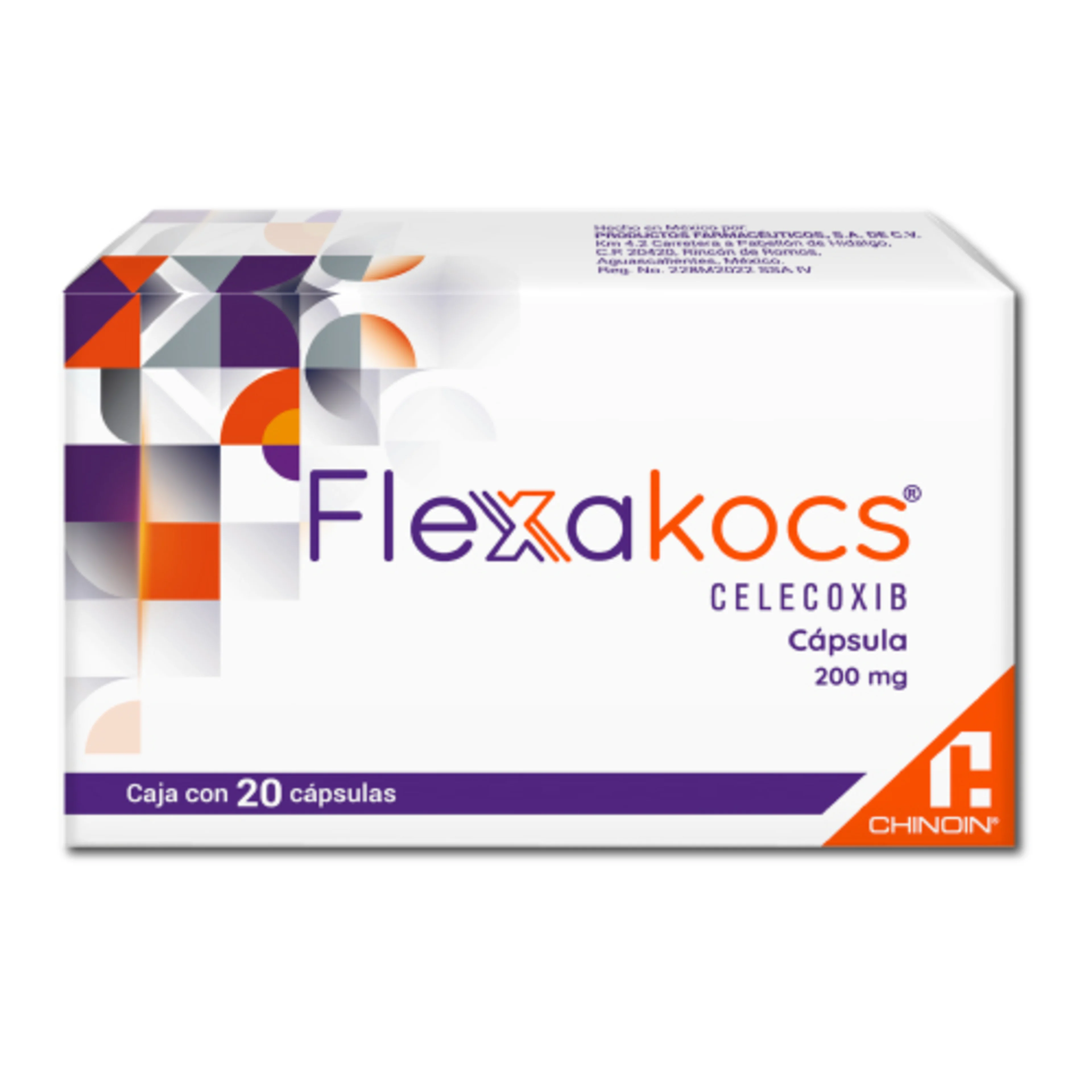 Flexakocs 200 Mg Con 20 Cápsulas