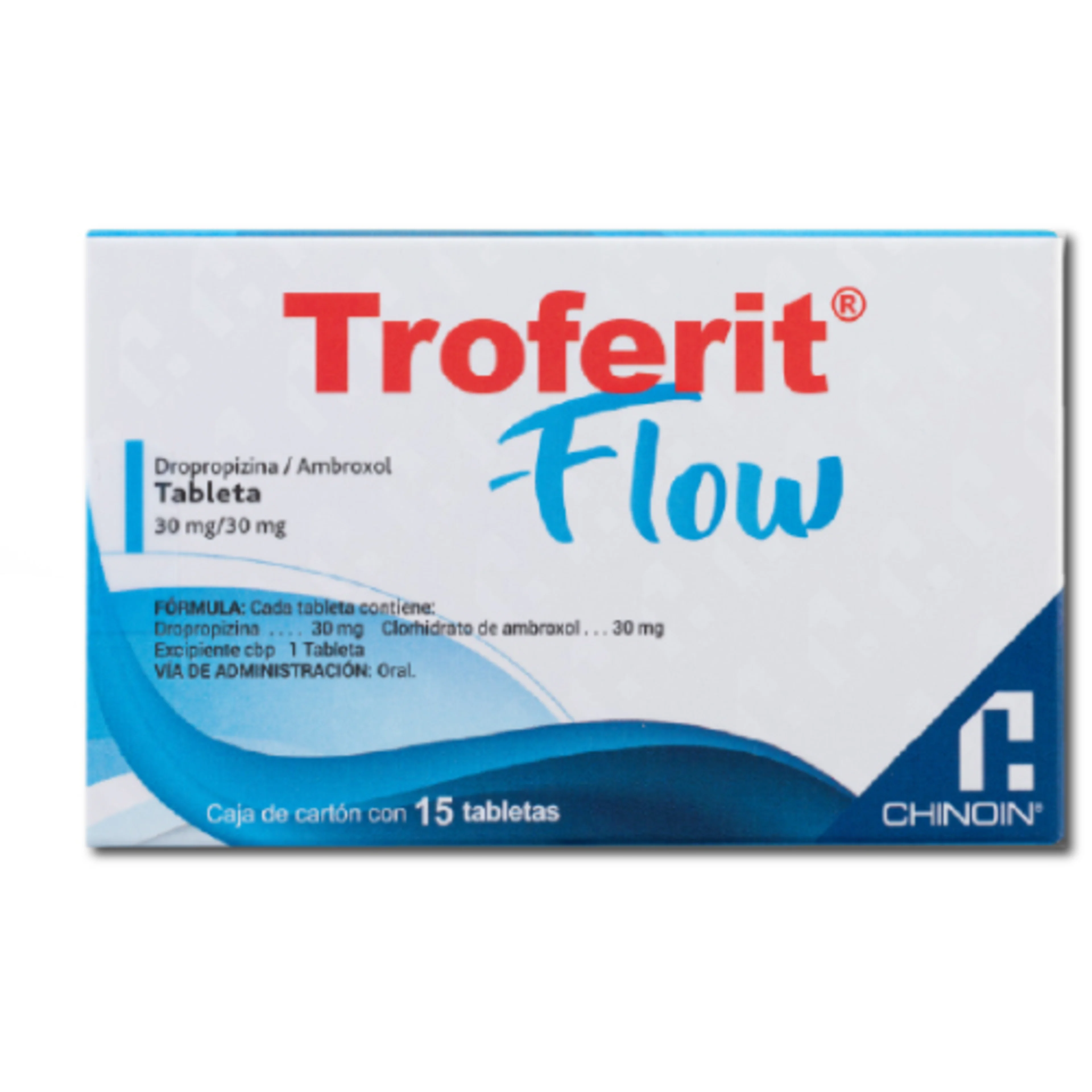 Troferit Flow 30/30 Mg Con 15 Tabletas
