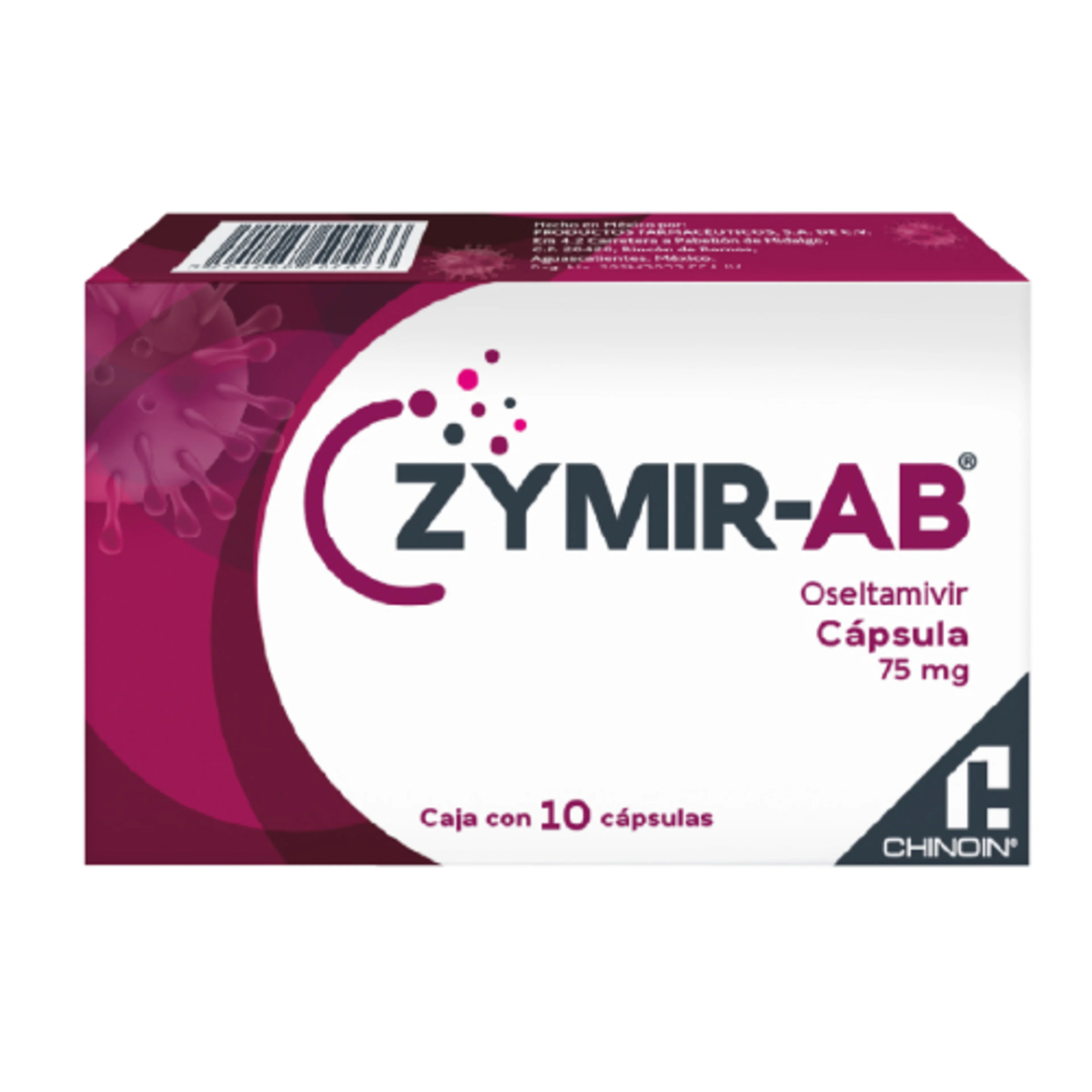 Zymir Ab 75 Mg Con 10 Cápsulas
