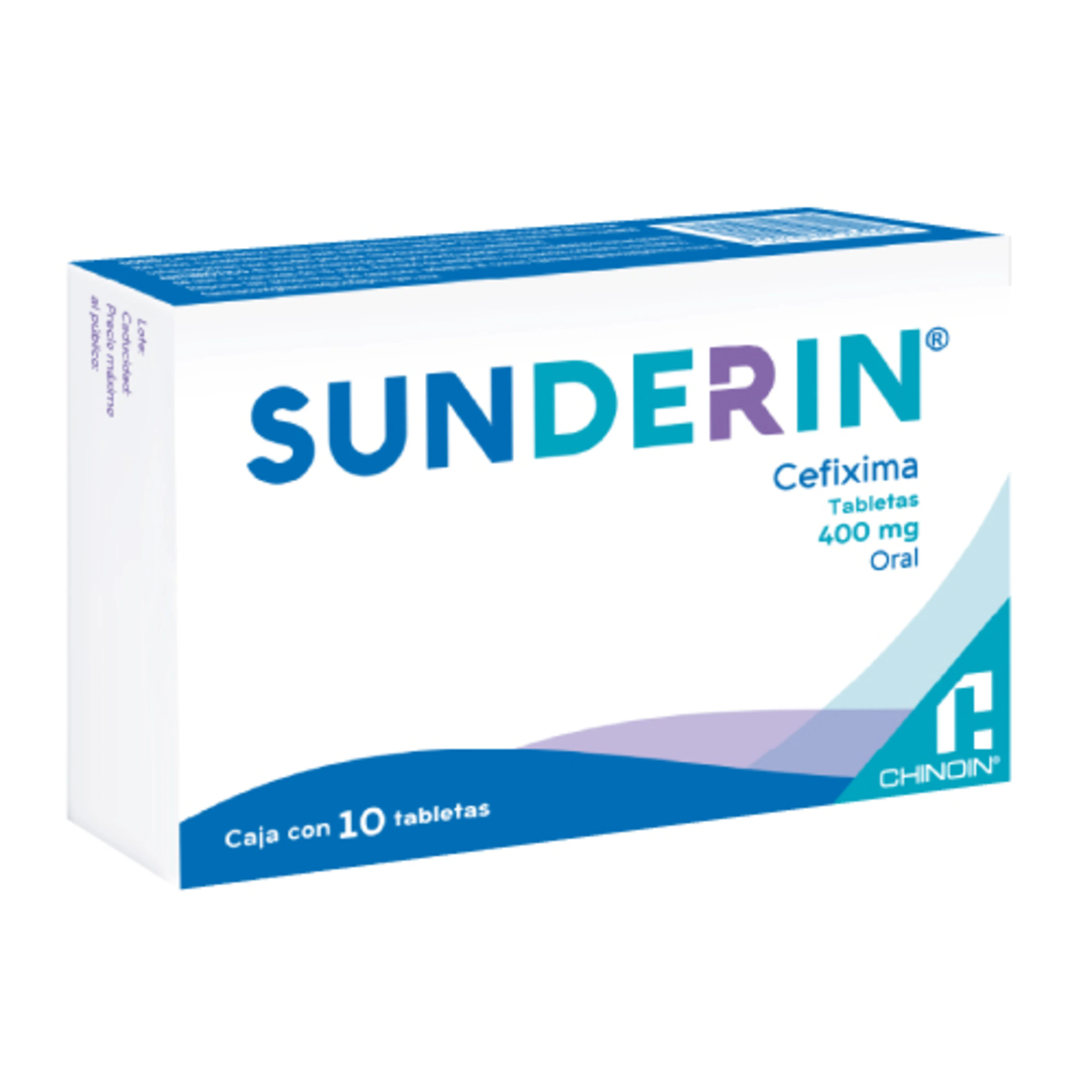 Sunderin Cefixima 400 Mg Con 10 Tabletas