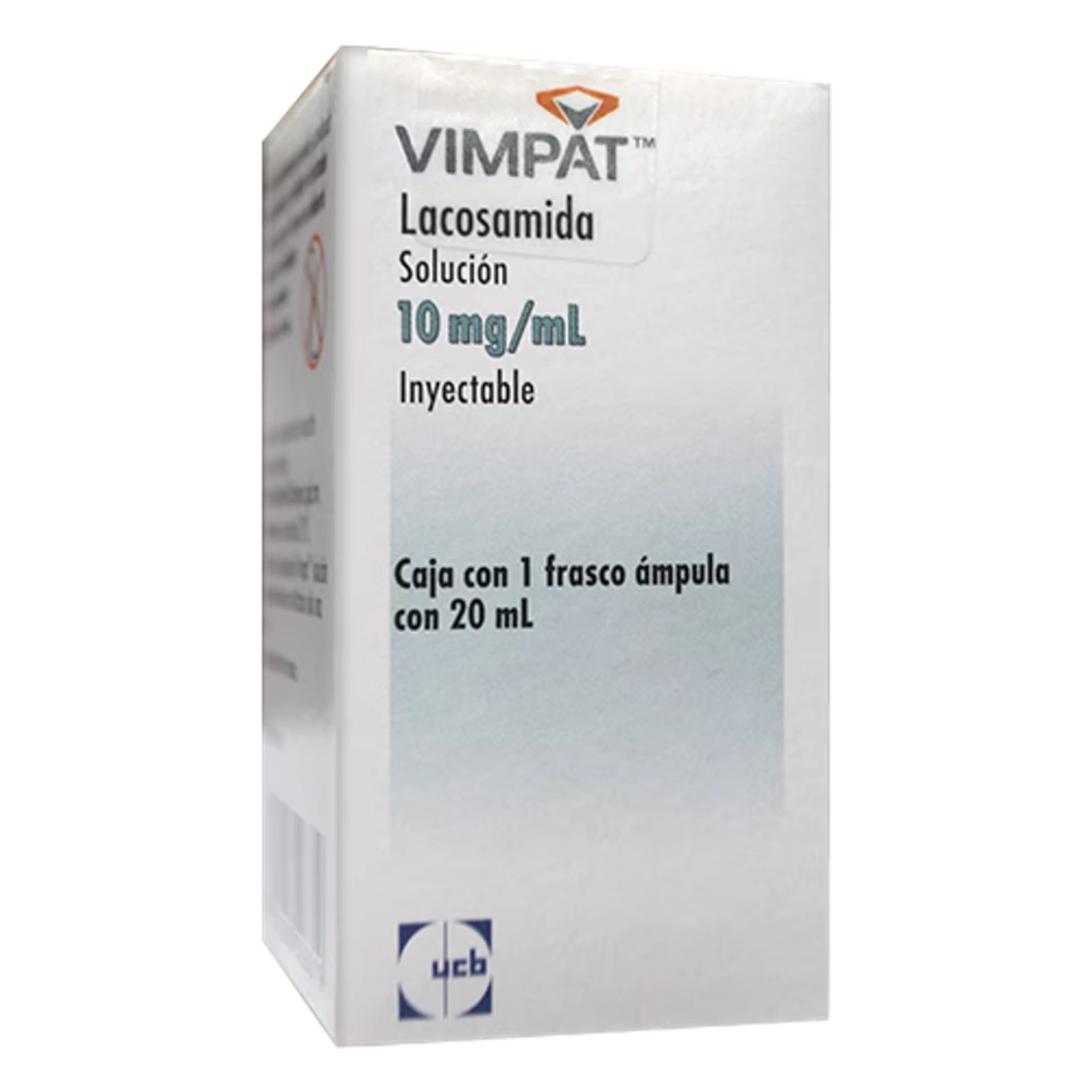 Vimpat 10 Mg Solución Inyectable Con 1 Frasco Ámpula