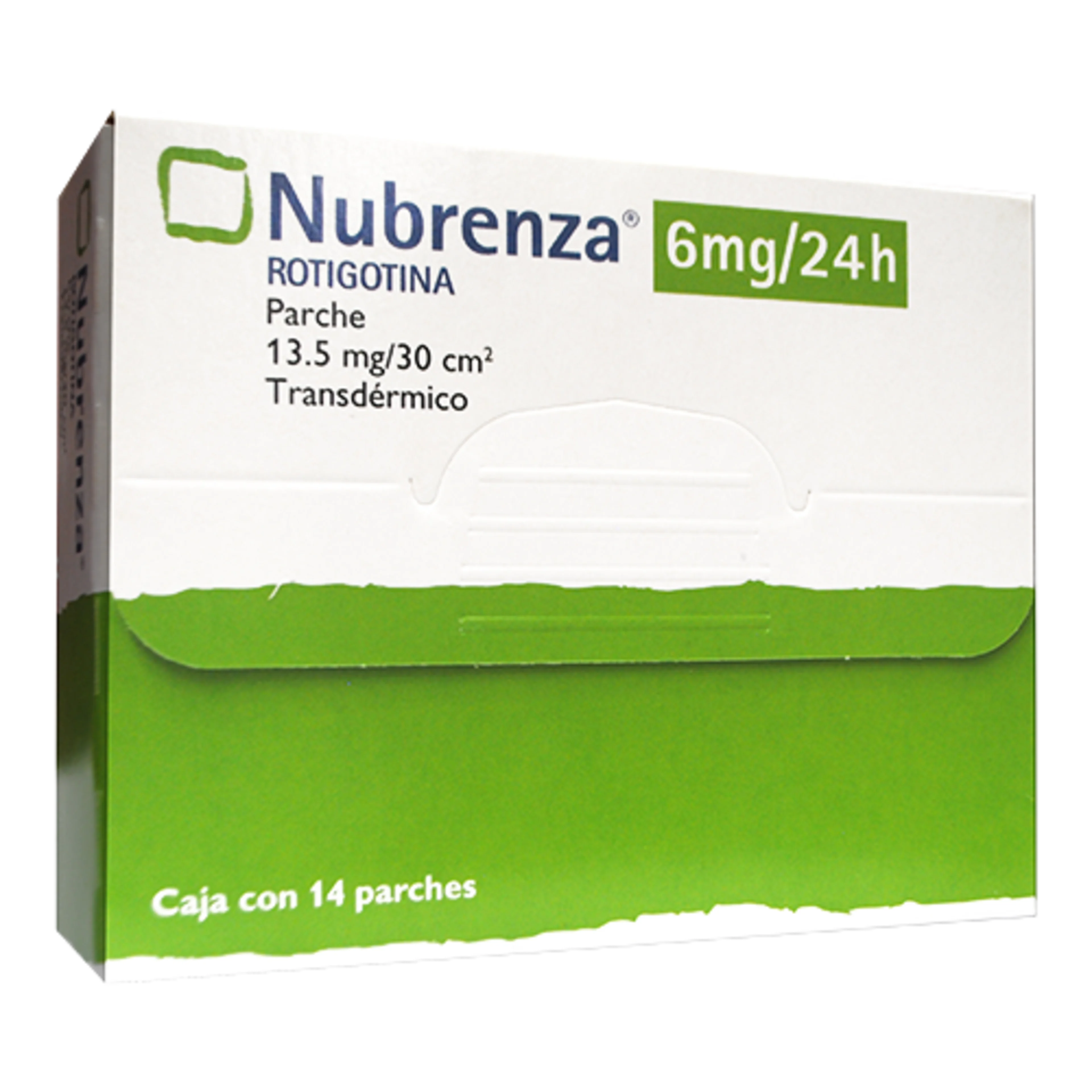 Nubrenza 6 Mg Con 14 Parches Transdérmicos