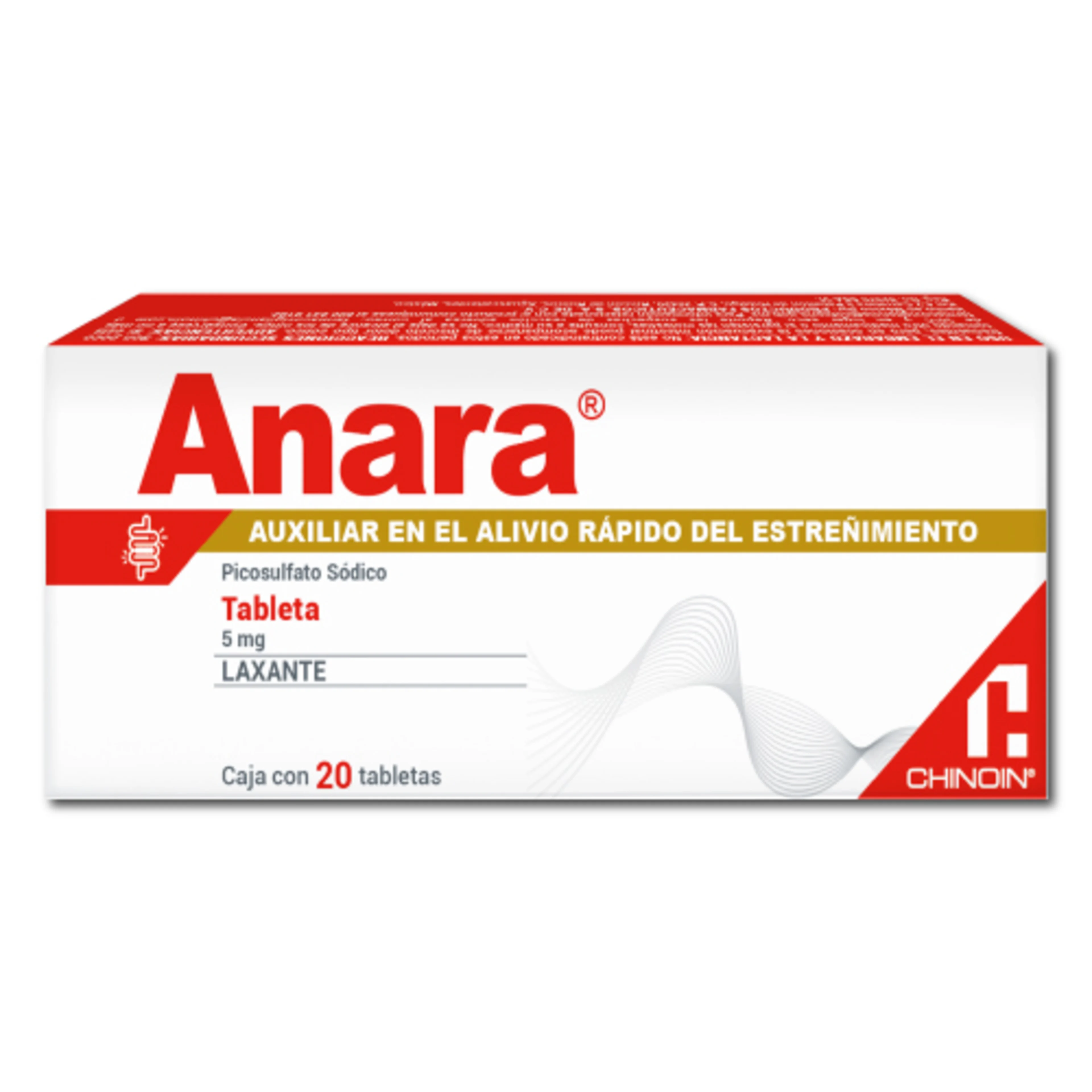 Anara 5 Mg Con 20 Tabletas