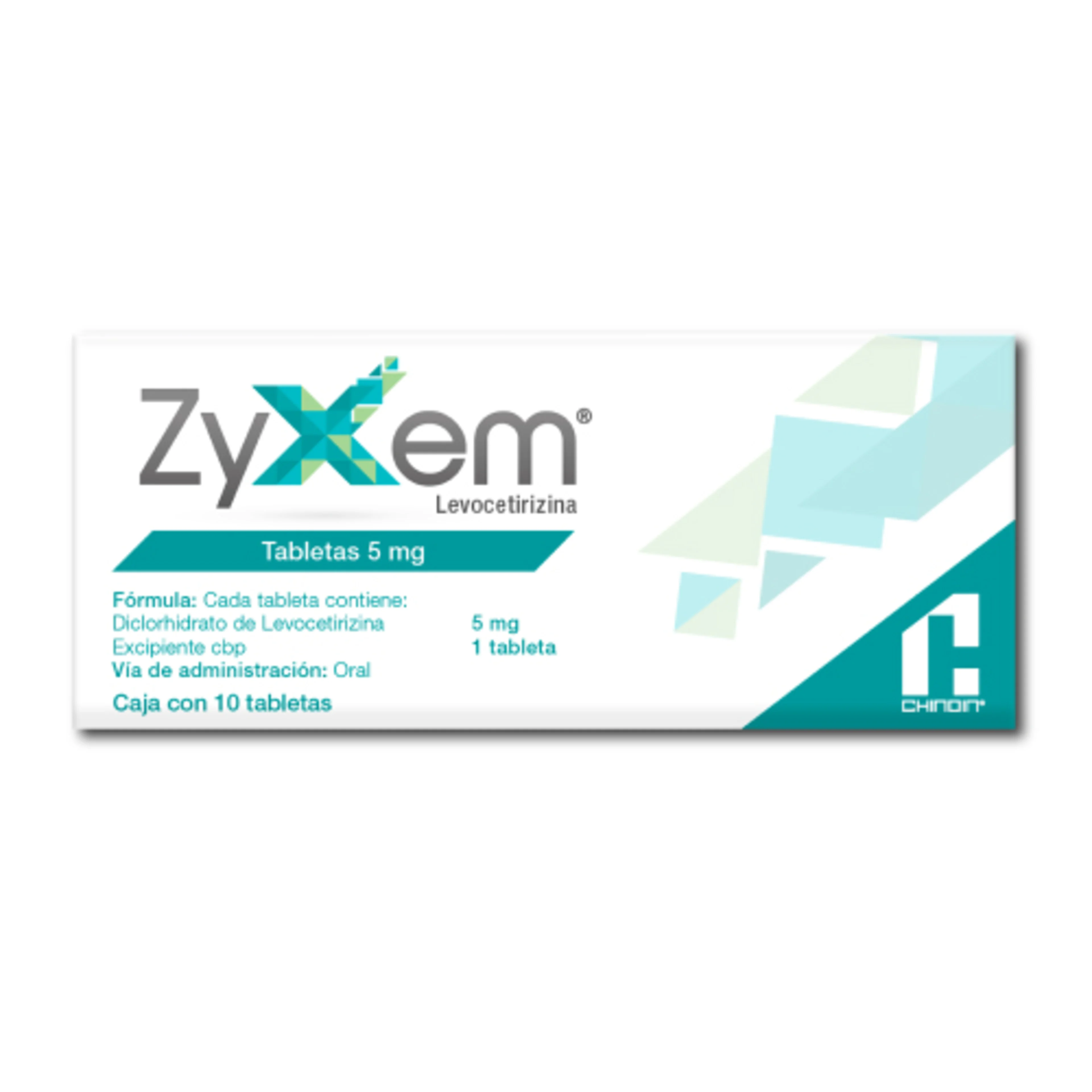 Zyxem 5 Mg Con 10 Tabletas